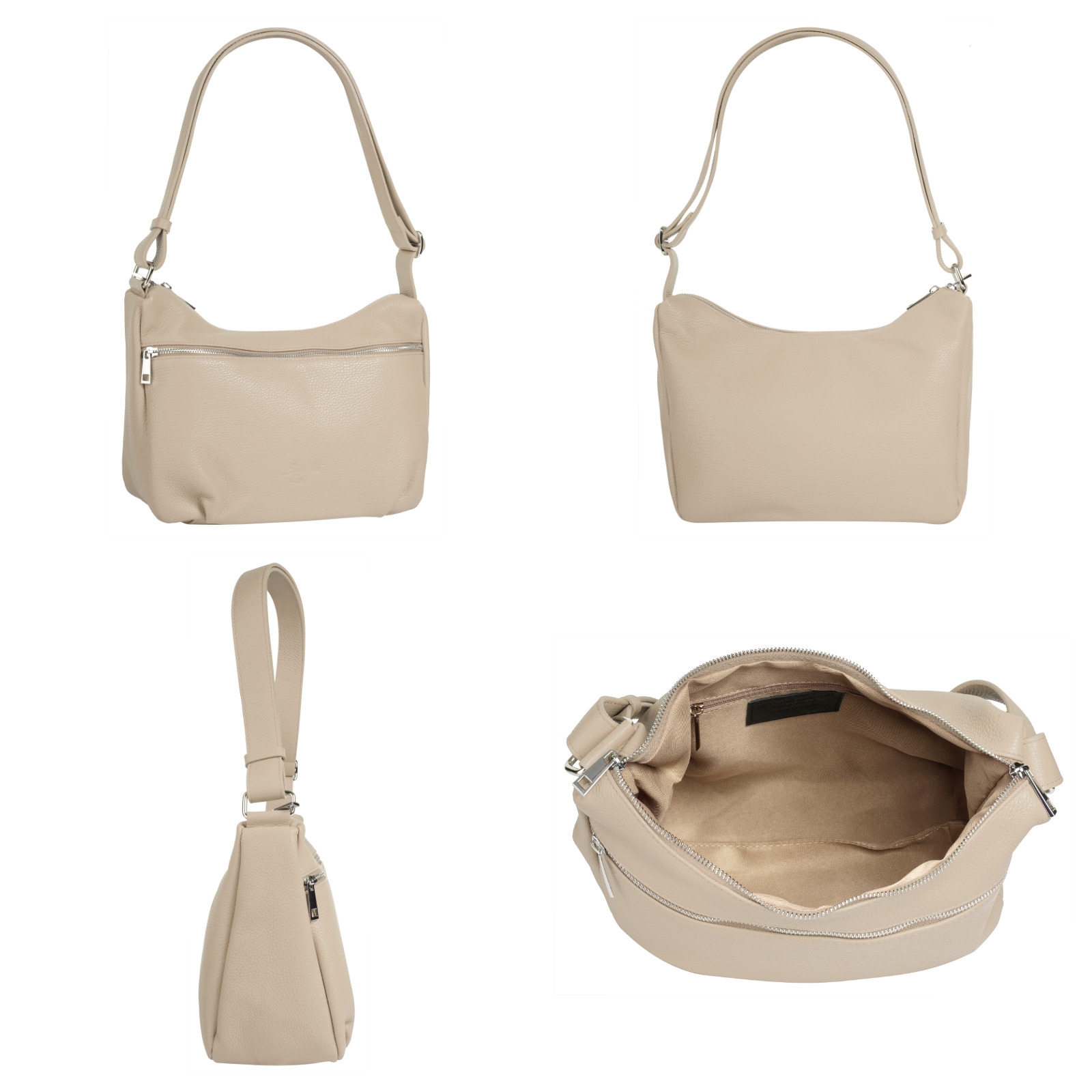 Samantha Look Shopper, echt Leder, Made in Italy
