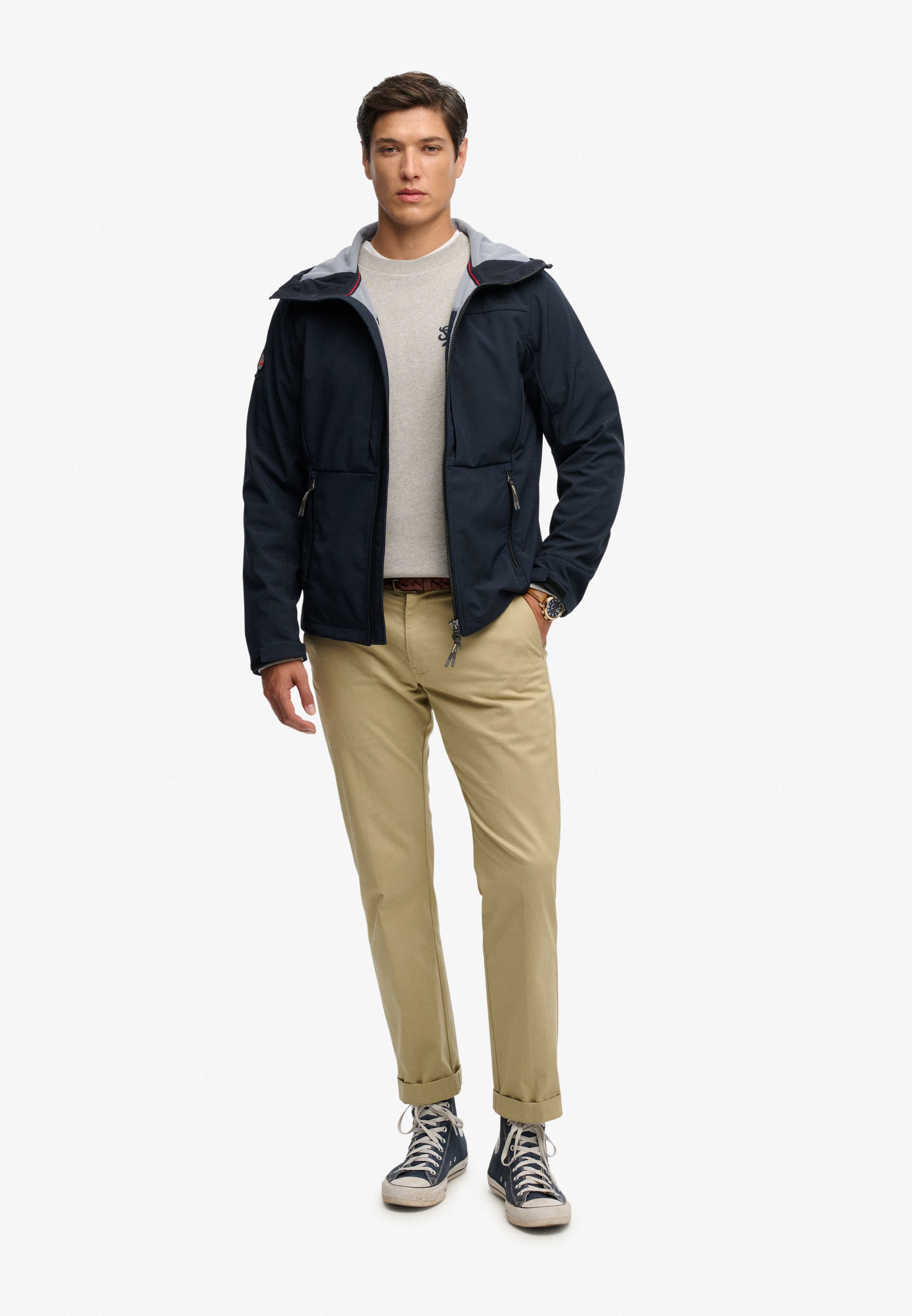 Superdry Outdoorjacke »HOODED SOFTSHELL TREKKER JKT« mit Kapuze