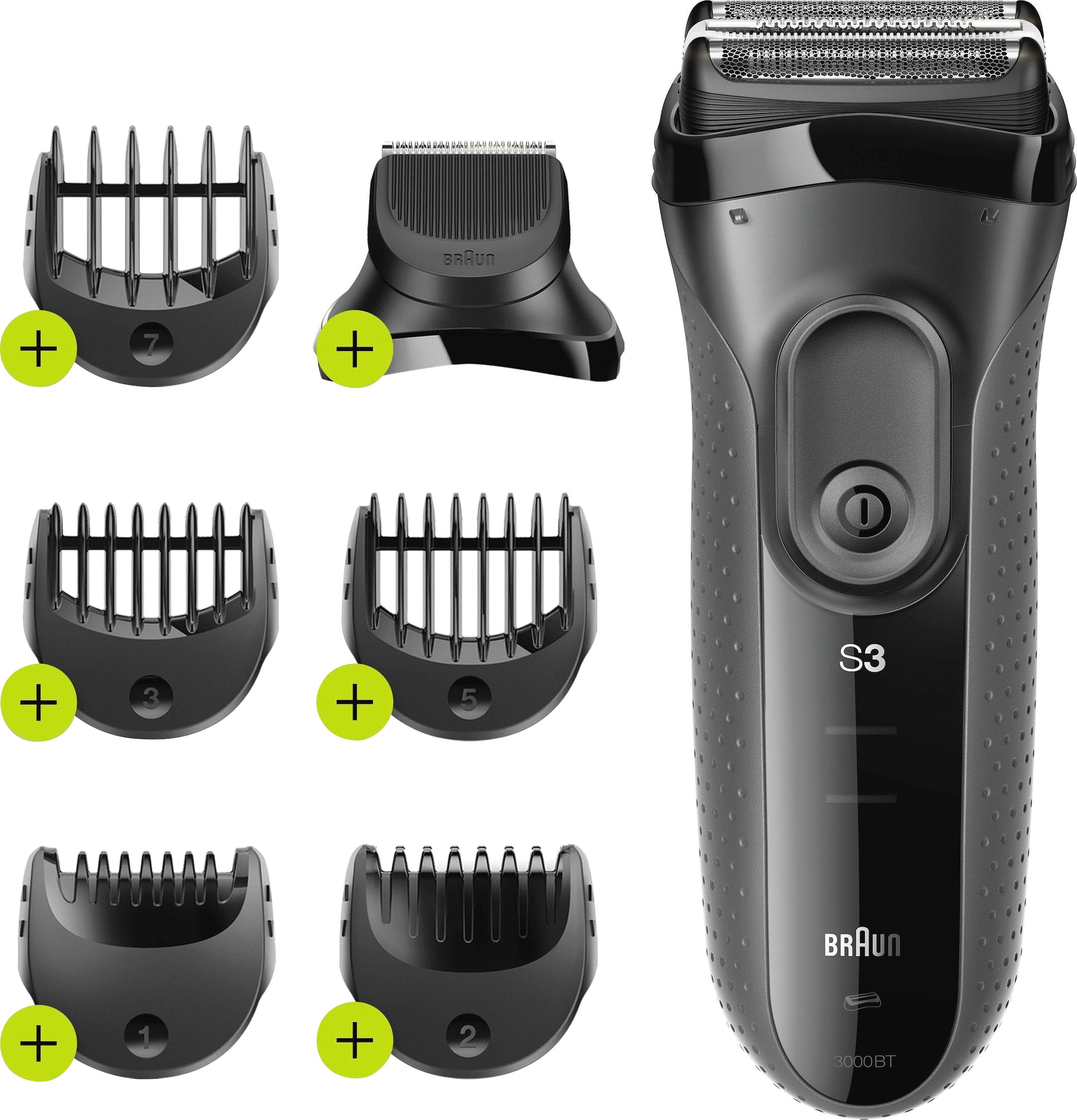 Braun Elektrorasierer »Series 3 Shave&Style 3000BT«, Wet&Dry