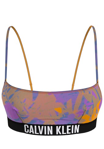 Calvin Klein Swimwear Bustier-Bikini-Top »Wildleaf«, mit abstraktem Druck kaufen