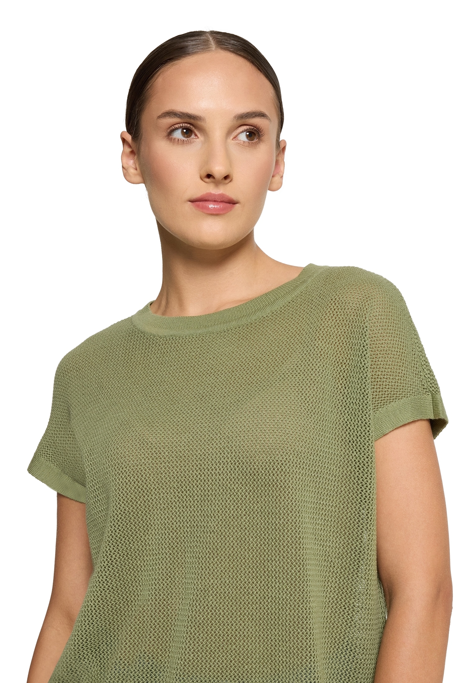 Betty Barclay Rundhalspullover »Lochstrick-Pullover ohne Arm«