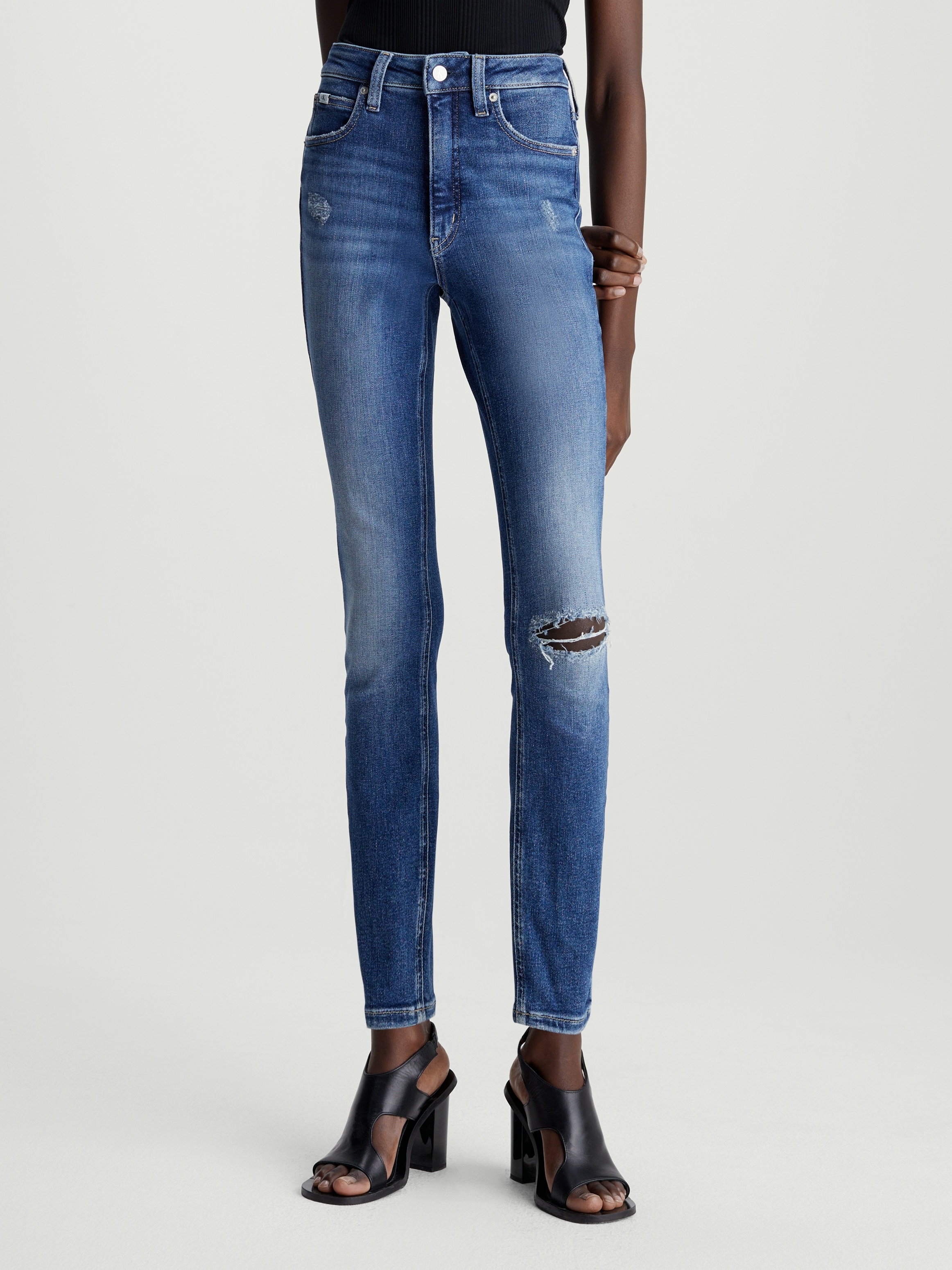 Calvin Klein Jeans Skinny-fit-Jeans »HIGH RISE SKINNY«, in klassischer 5-Pocket-Form