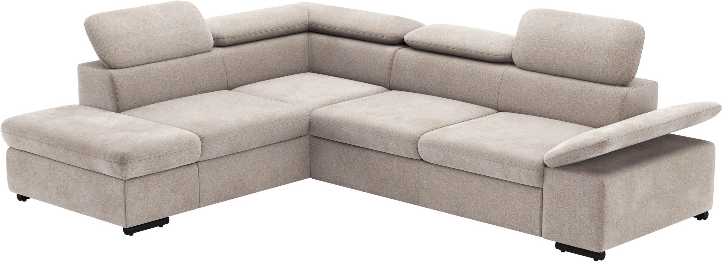 sit&more Ecksofa »Alcudia L-Form«, mit Armteilverstellung, optional Kopfteilverstellung und Bettfunktion