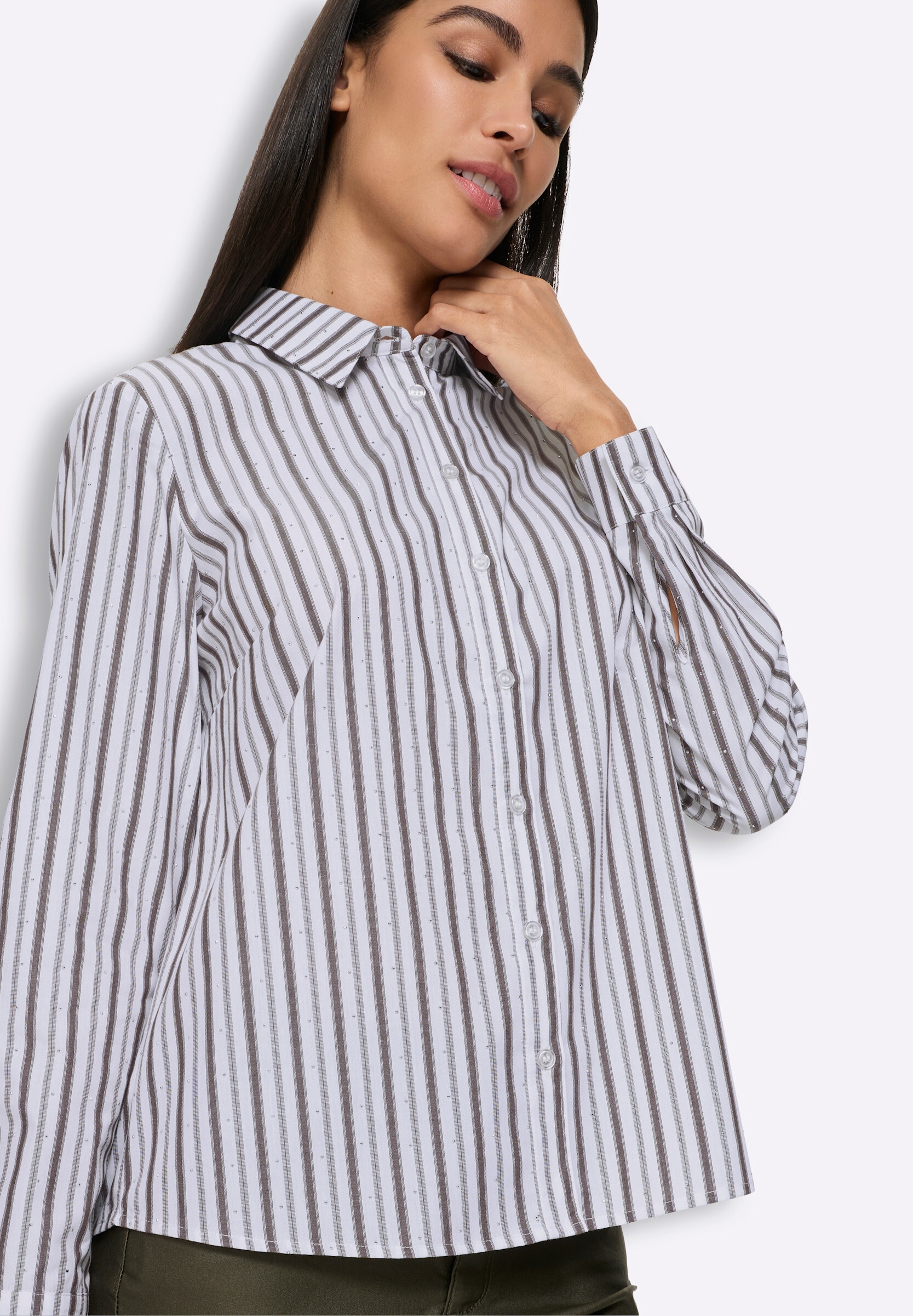 heine Hemdbluse »Hemdbluse Gestreifte Bluse«