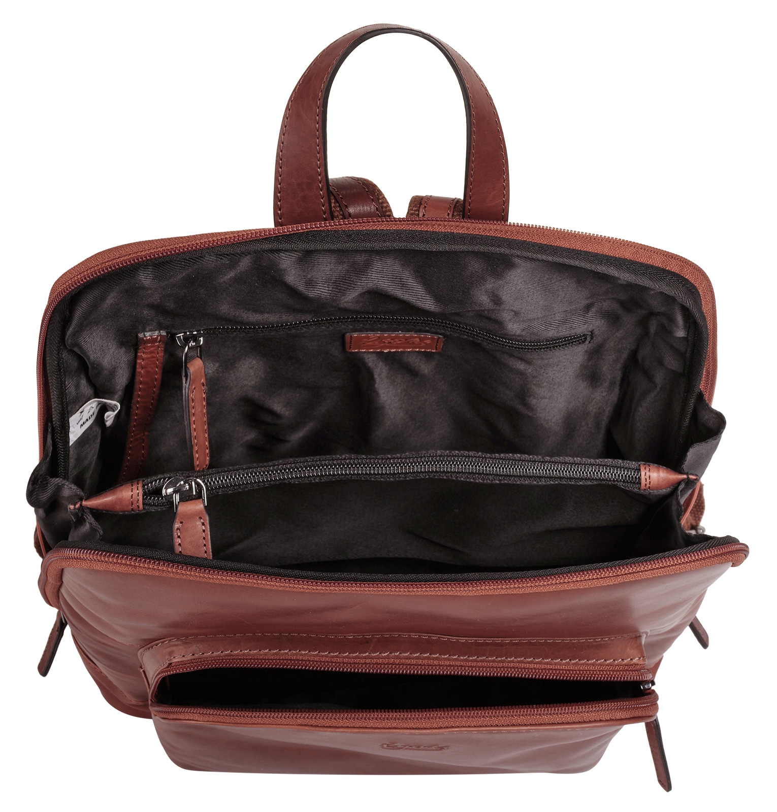 X-Zone Cityrucksack, echt Leder