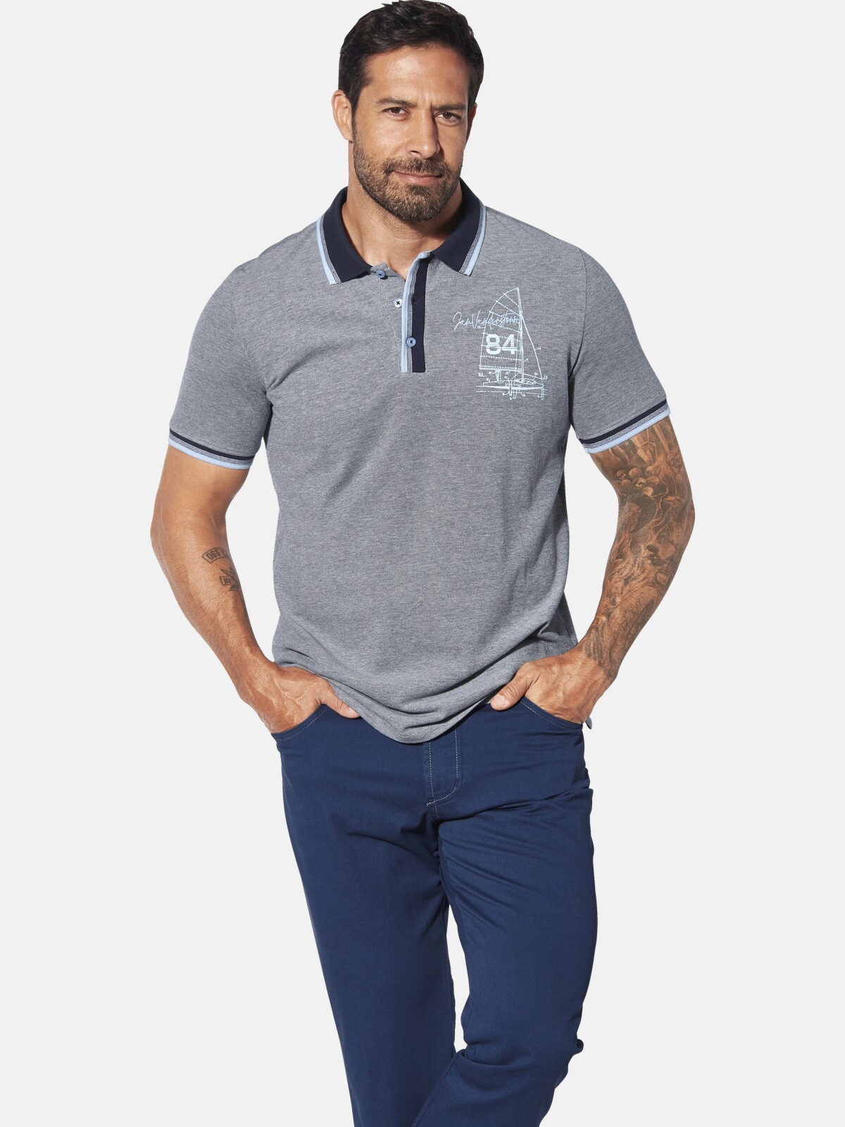 Jan Vanderstorm Poloshirt »Poloshirt HERFINN«