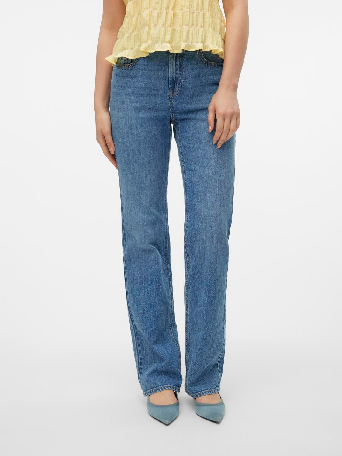 Vero Moda Gerade Jeans »VMTESSA HR STRAIGHT JEANS LI3114 GA NOOS«