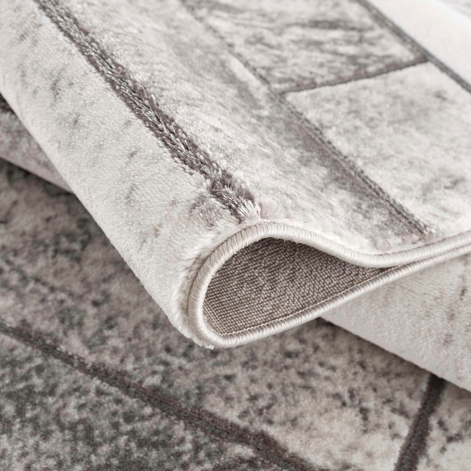 Carpet City Läufer »Noa 9250«, rechteckig, 11 mm Höhe, Stein Optik, Kurzflor, Modern, Weicher For, Pflegeleicht