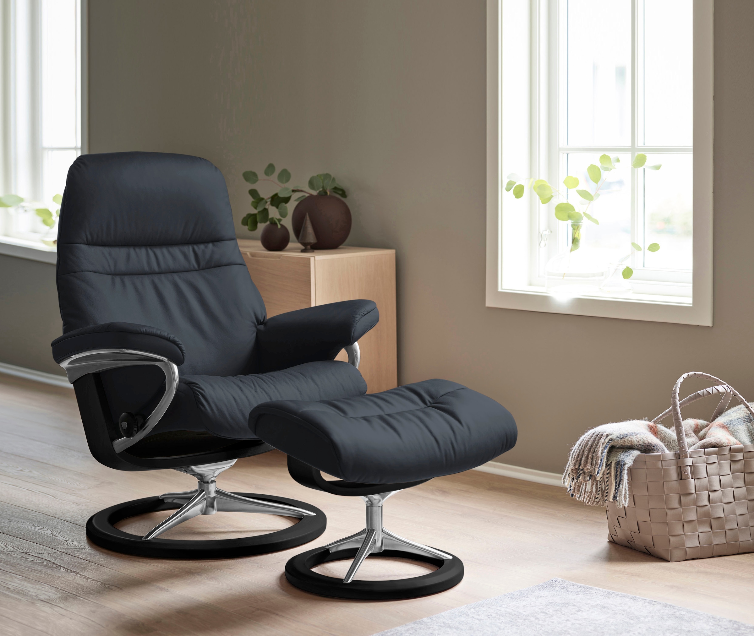 Stressless® Relaxsessel »Sunrise« mit Signature Base, Größe S, Gestell Schwarz