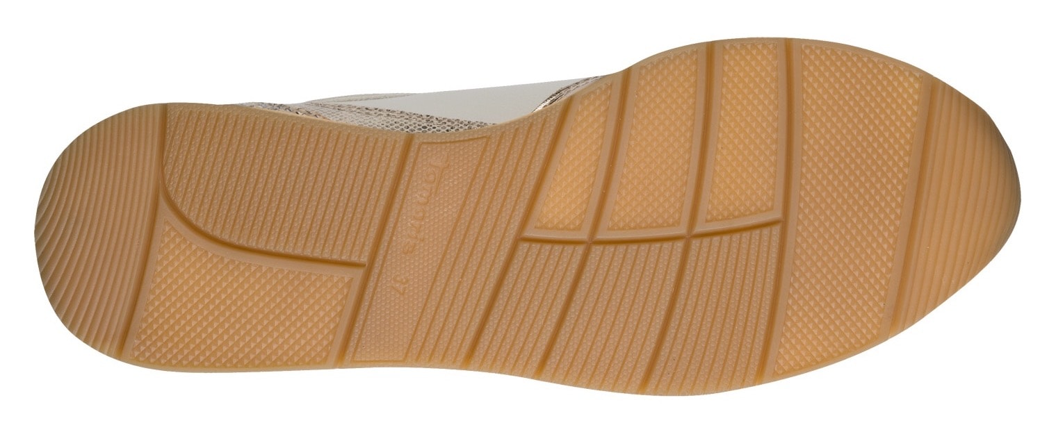 Tamaris Plateausneaker  , Schnürschuh, Freizeitschuh, Halbschuh in veganer Verarbeitung