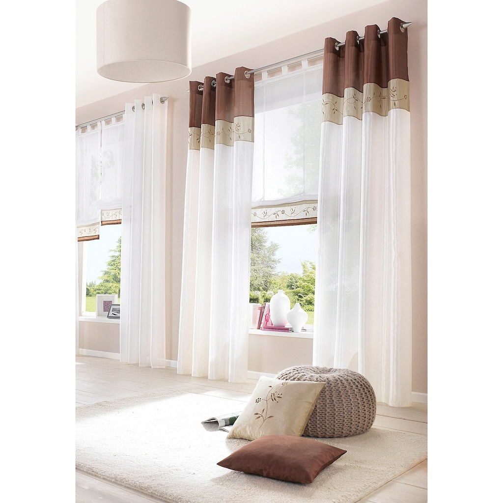 my home Vorhang »Sorel«, (1 St.), Gardine, Fertiggardine, halbtransparent