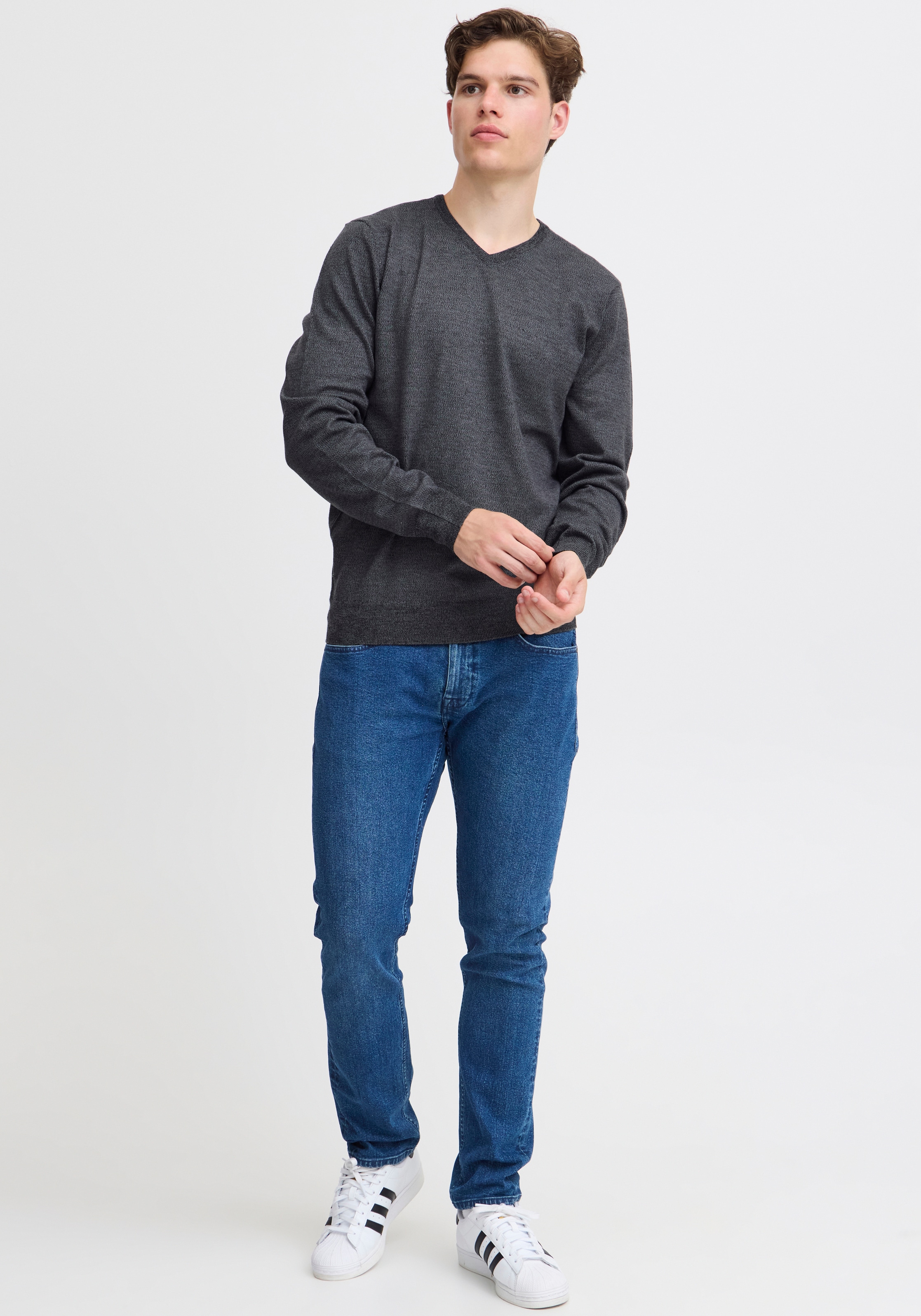 Blend V-Ausschnitt-Pullover »BHBRUTON V-neck«