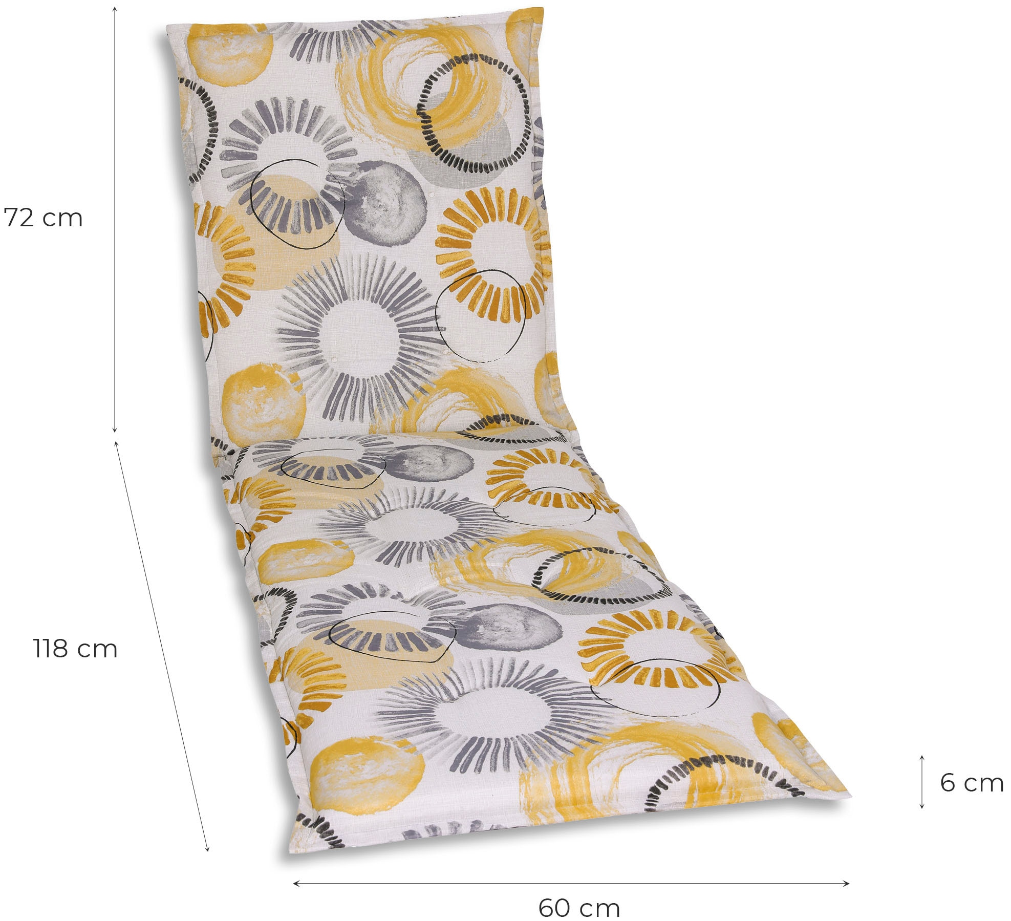 GO-DE Liegenauflage 190 x 60 cm