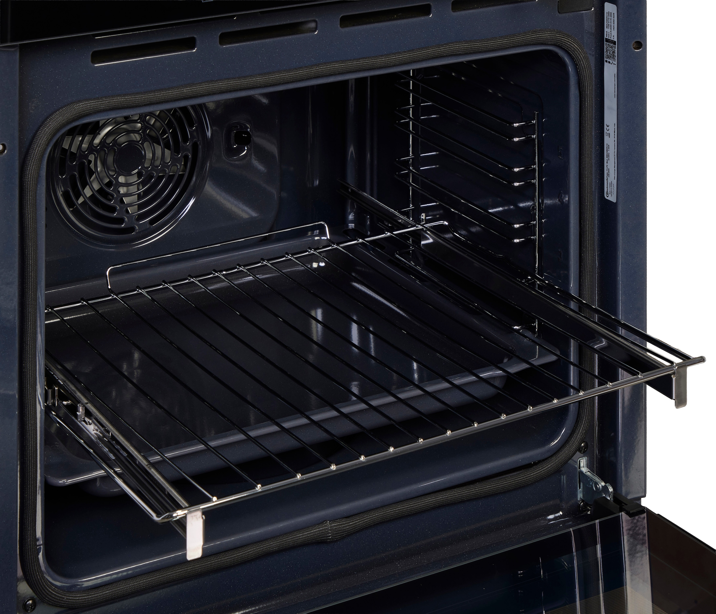 BAUKNECHT Backofen-Set »BAKO 800 Pyro Steam« mit 1-fach-Teleskopauszug FlexiClean - zwei mühelose Reinigungsfunktionen (Pyrolyse & Hydrolyse) je nach Bedarf Set, 2 Stk. tlg. GentleSteam - für ein saftiges Inneres und ein knuspriges Äußeres