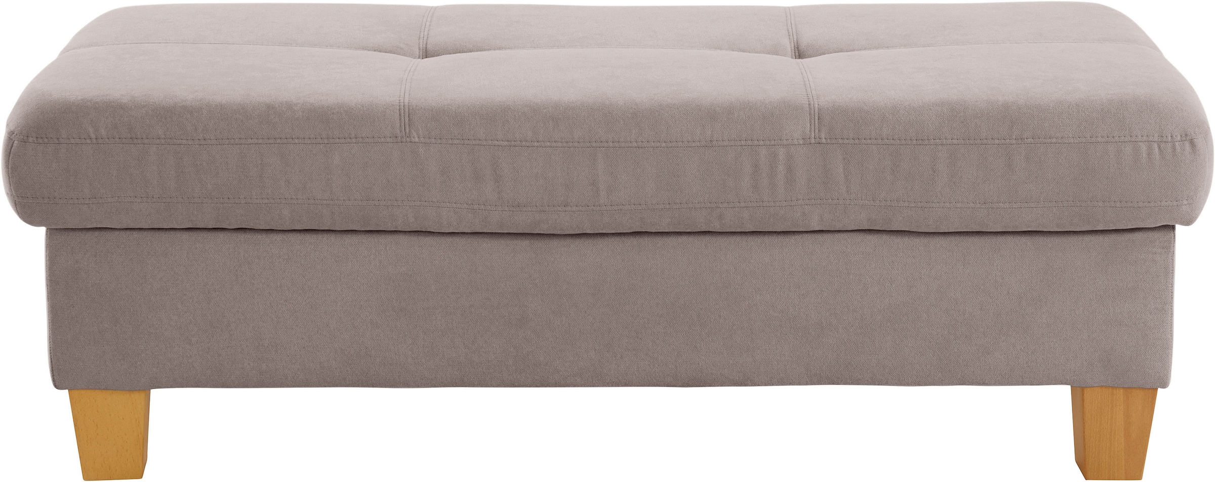 exxpo - sofa fashion Hocker »Enya Bankhocker mit Staufach unter der Sitzfläche« schöne Detailverarbeitung