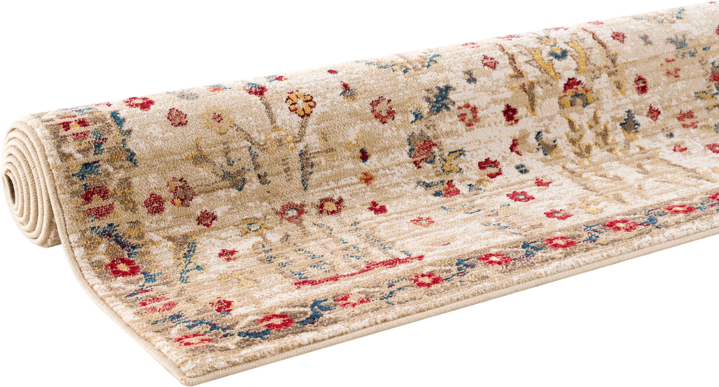 Home affaire Teppich »Clovis«, rechteckig, Vintage im Bordüre, Teppich mit Orient-Design