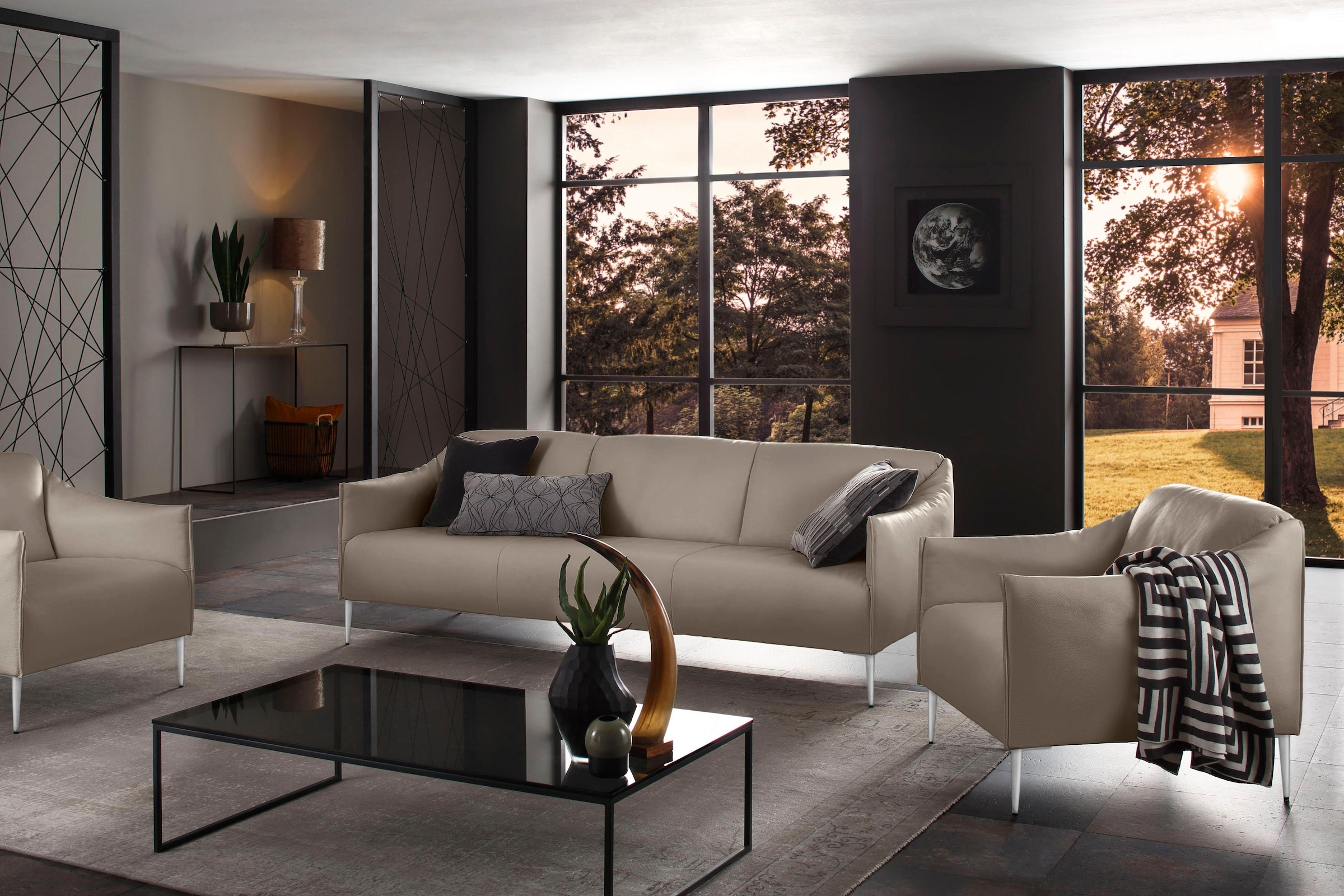 W.SCHILLIG Cocktailsessel »sally« mit Metallfüßen in Chrom glänzend