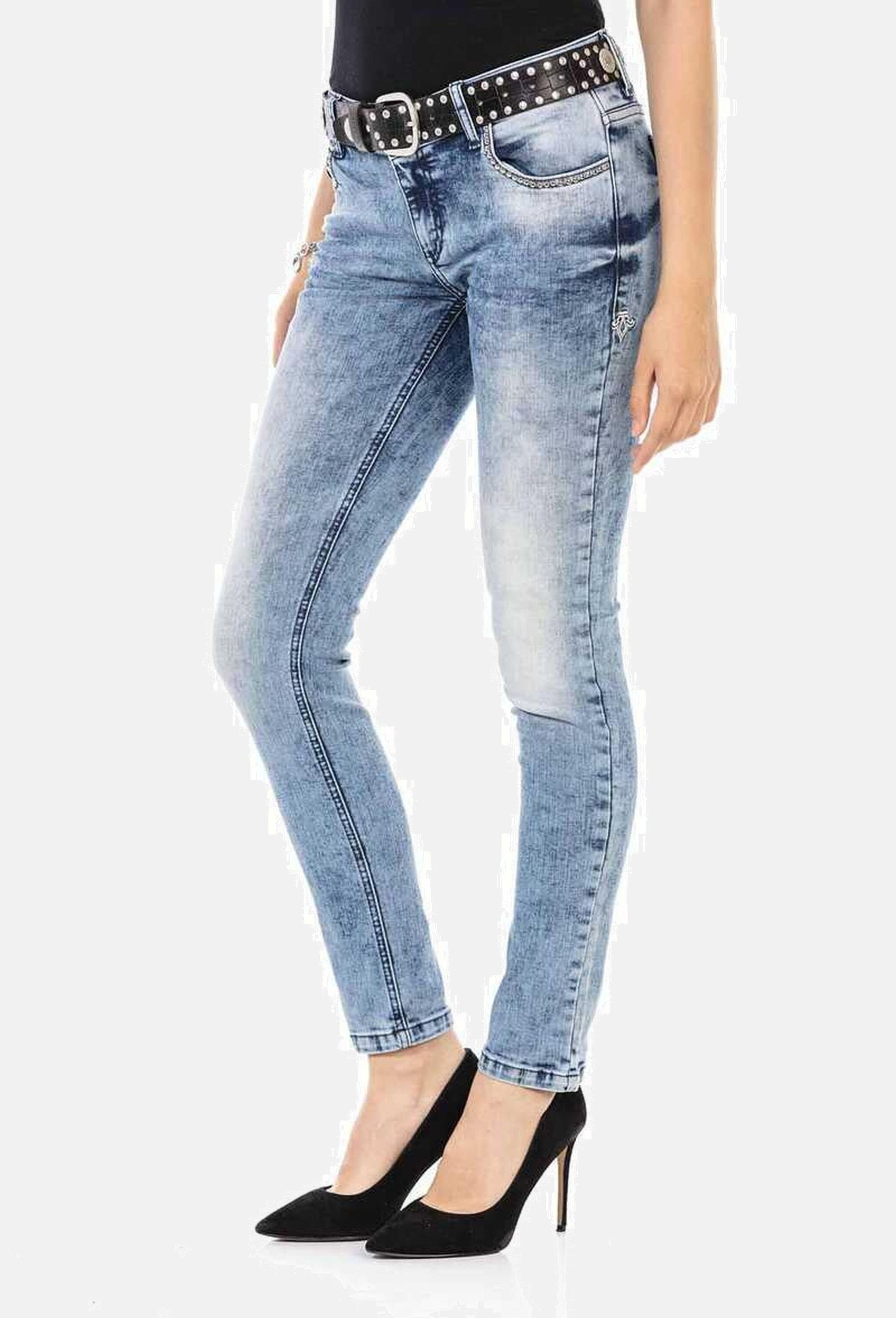 Cipo & Baxx Slim-fit-Jeans »Cipo & Baxx Jeans« Im 5-Pocket-Style, WD459