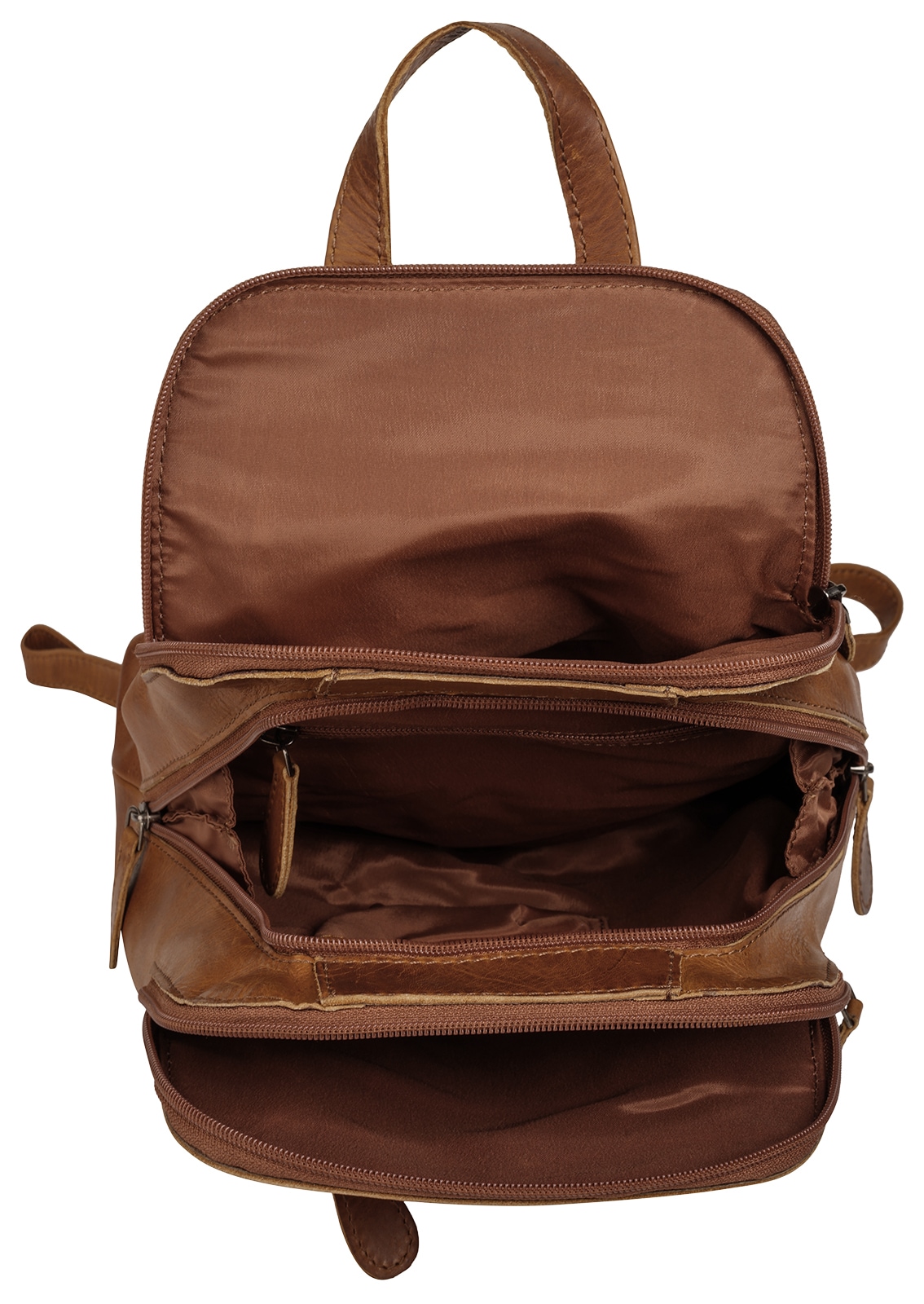 Cluty Cityrucksack, echt Leder