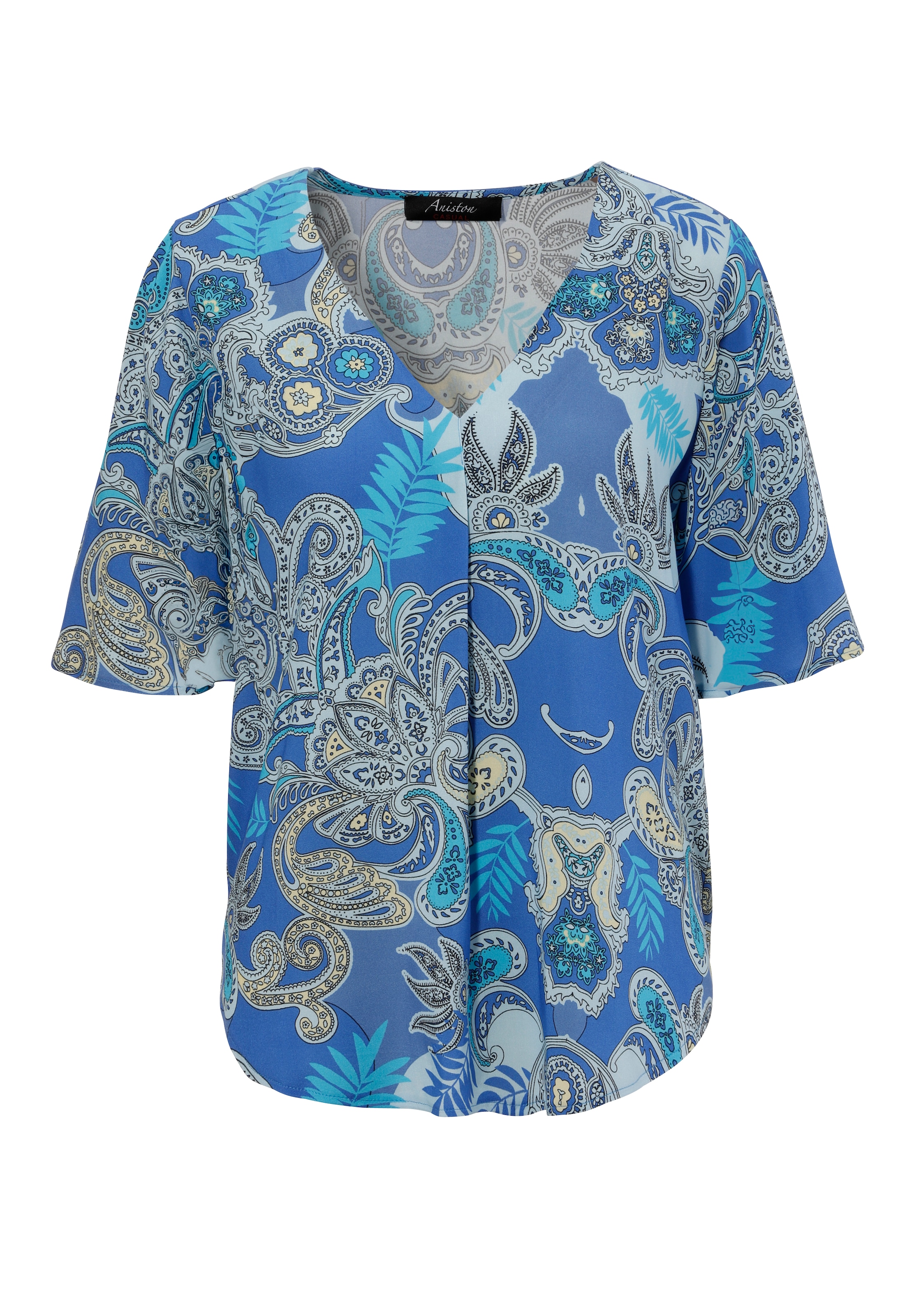 Aniston CASUAL Schlupfbluse, mit großflächigem Paisley-Muster - NEUE KOLLEKTION