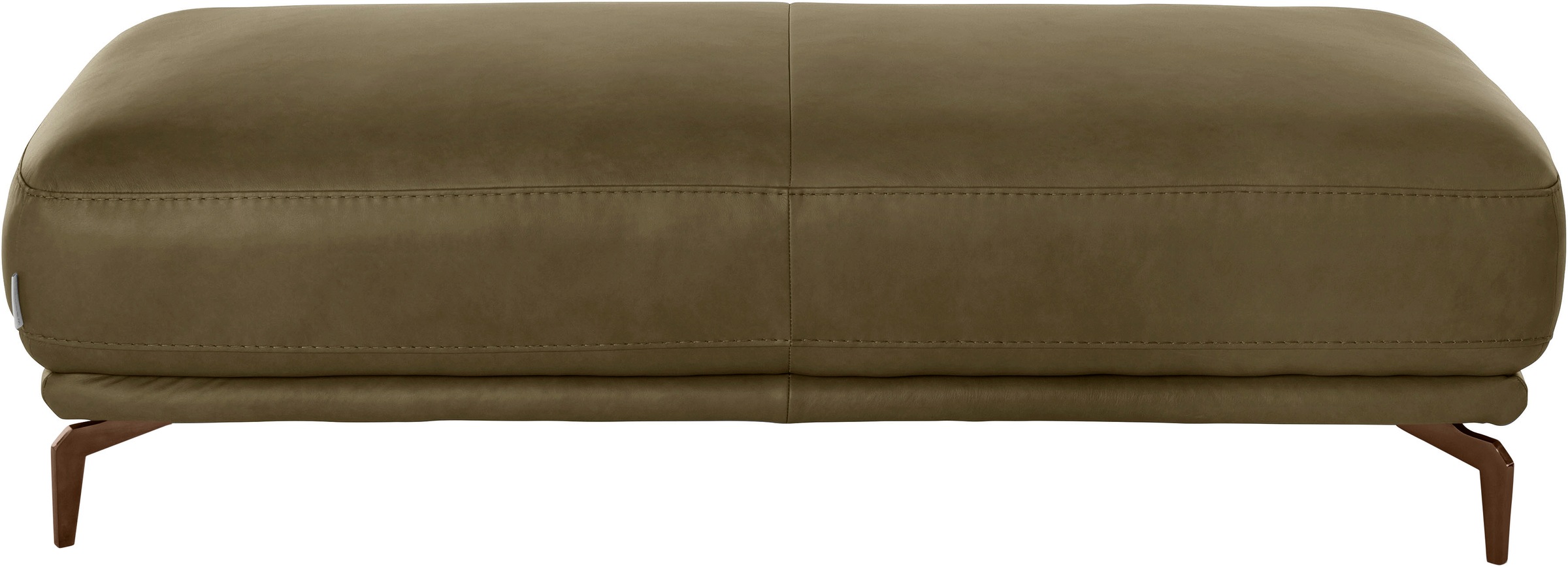 W.SCHILLIG Hocker »montanaa«, mit Metallfüßen in Bronze pulverbeschichtet, Breite 141 cm