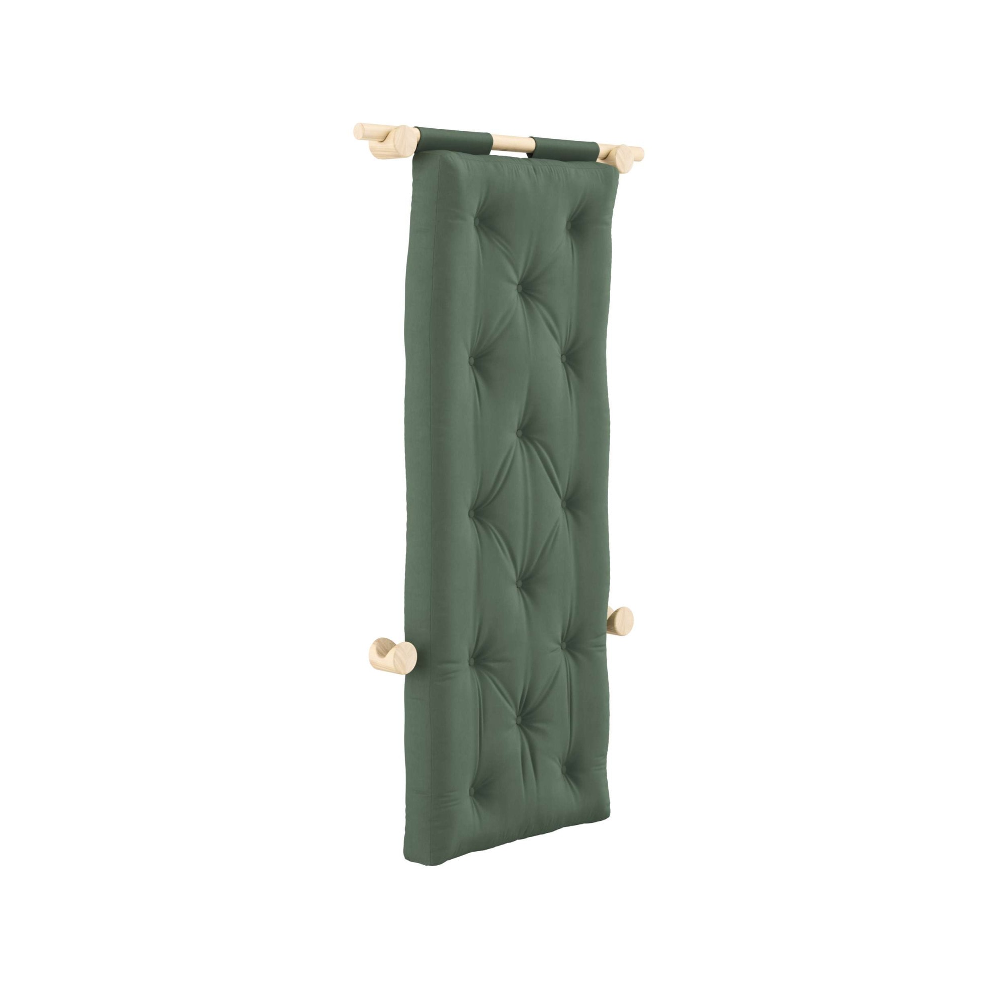 Karup Design Schlafsofa »Hooked Sofa Bed / Sleeper Chair – Sitz- oder Schlafplatz, platzsparend«, Futonmatratze inkl. Halterungsset aus FSC®-zertifiziertem Massivholz