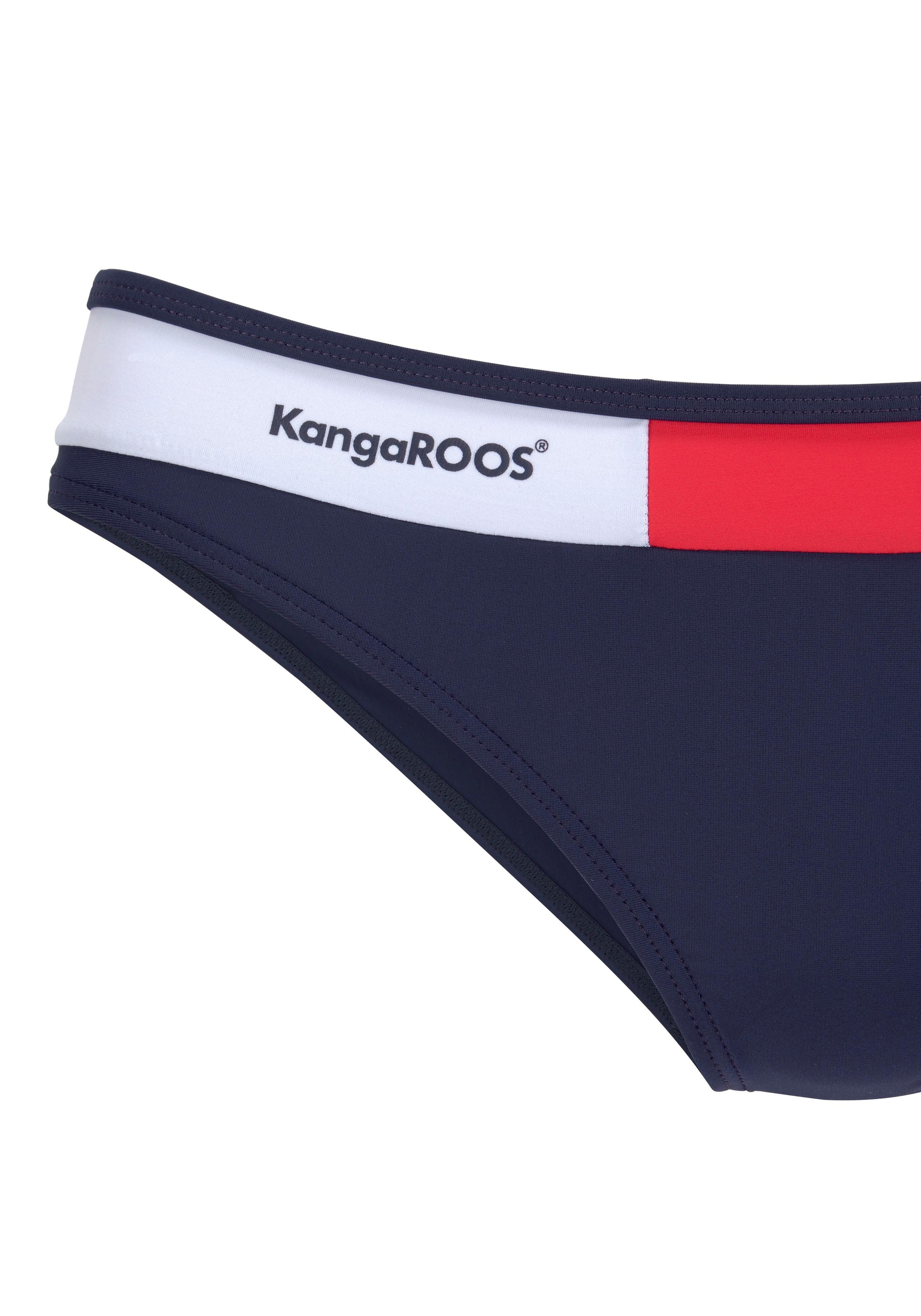 KangaROOS Bügel-Bikini »Energy«, mit Kontrasteinsätzen