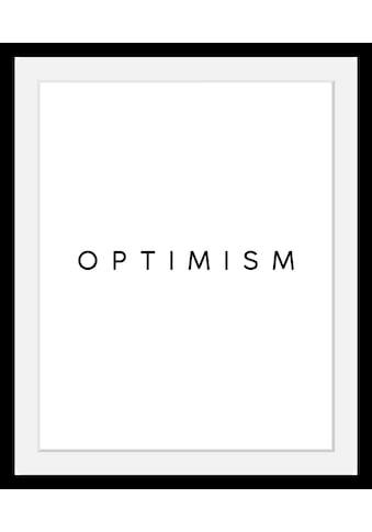 queence Bild »Optimism«, in 3 Größen, gerahmt kaufen