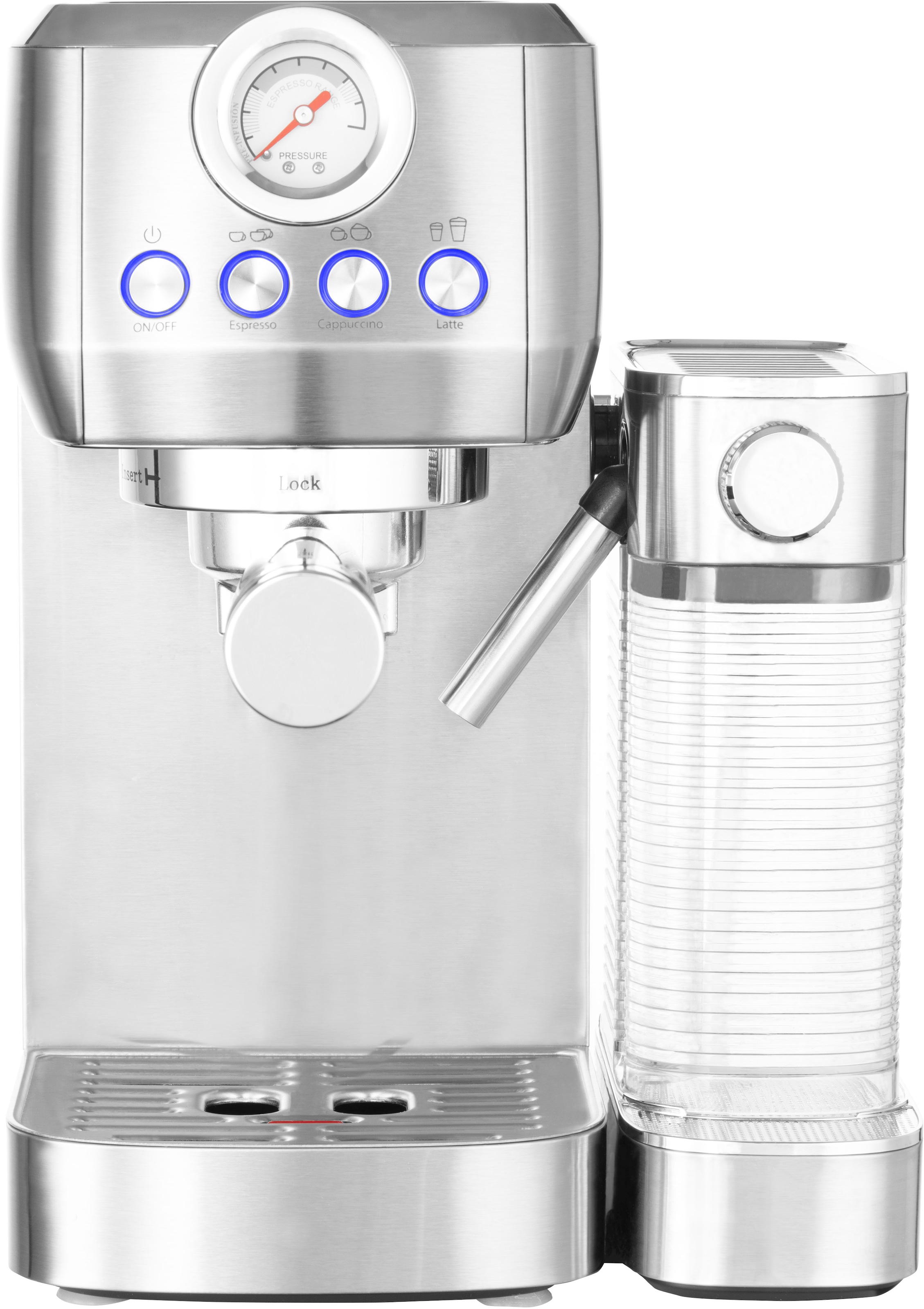 Gastroback Espressomaschine »42722 DESIGN ESPRESSO PICCOLO PRO M« mit integriertem, automatischem Milchaufschäumer