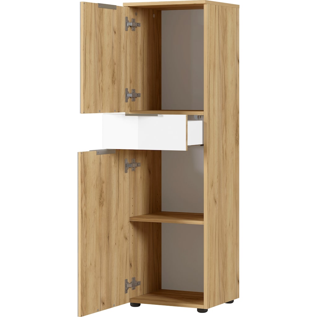 GERMANIA Midischrank »Avino«, Breite 39 cm, Glasfronten, Soft-Close-Funktion