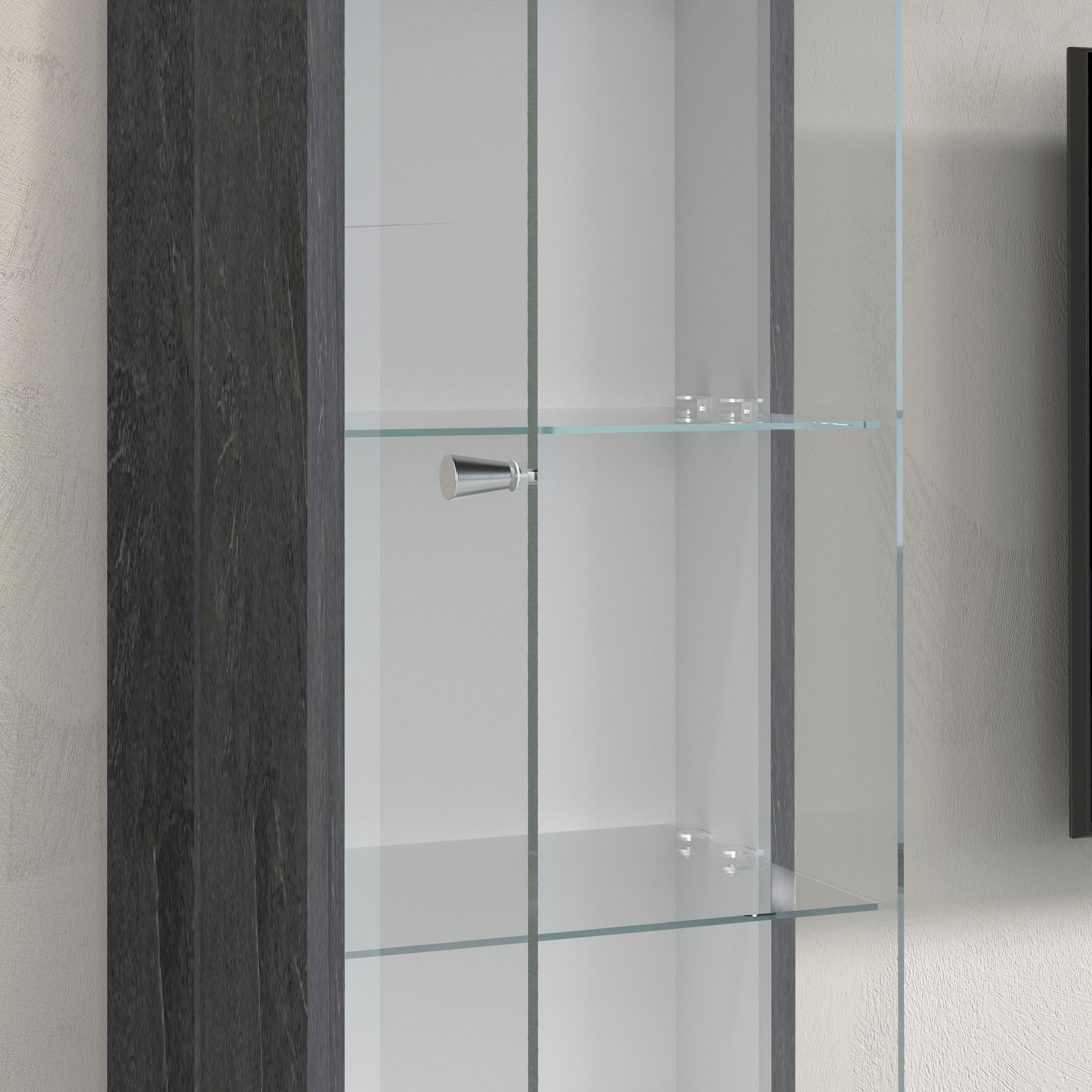 OTTO home Wohnwand »Wohnwand New Egypt, Anbauwand, Medienwand, Wohnzimmerwand« Weiß in Hochglanz, alle anderen Farben in matter Ausführung., 4 Stk. tlg.