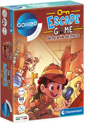 Clementoni® Spiel »Galileo, Escape Game Die Pyramide des Pharao«, Made in Europe, FSC®... kaufen