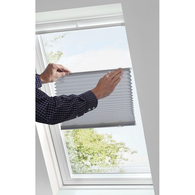 GARDINIA Dachfensterplissee, blickdicht, ohne Bohren, passend für Velux  Dachfenster online kaufen | mit 3 Jahren XXL Garantie