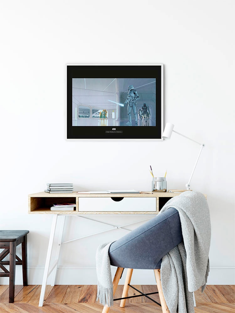 Komar Bild »Star Wars Classic RMQ Stormtrooper Hallway« Star Wars 1 Stk. tlg. Wandbild zur Dekoration im Kinderzimmer - ohne Rahmen
