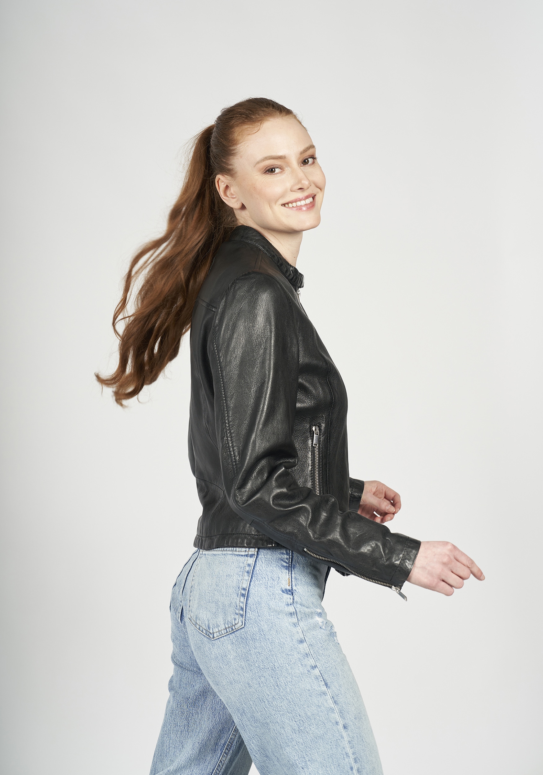 Freaky Nation Lederjacke »Maily-FN«