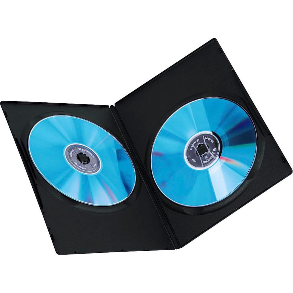 Hama DVD-Hülle »DVD-Doppel-Leerhülle Slim, 25er-Pack, Schwarz, DVD Hülle«