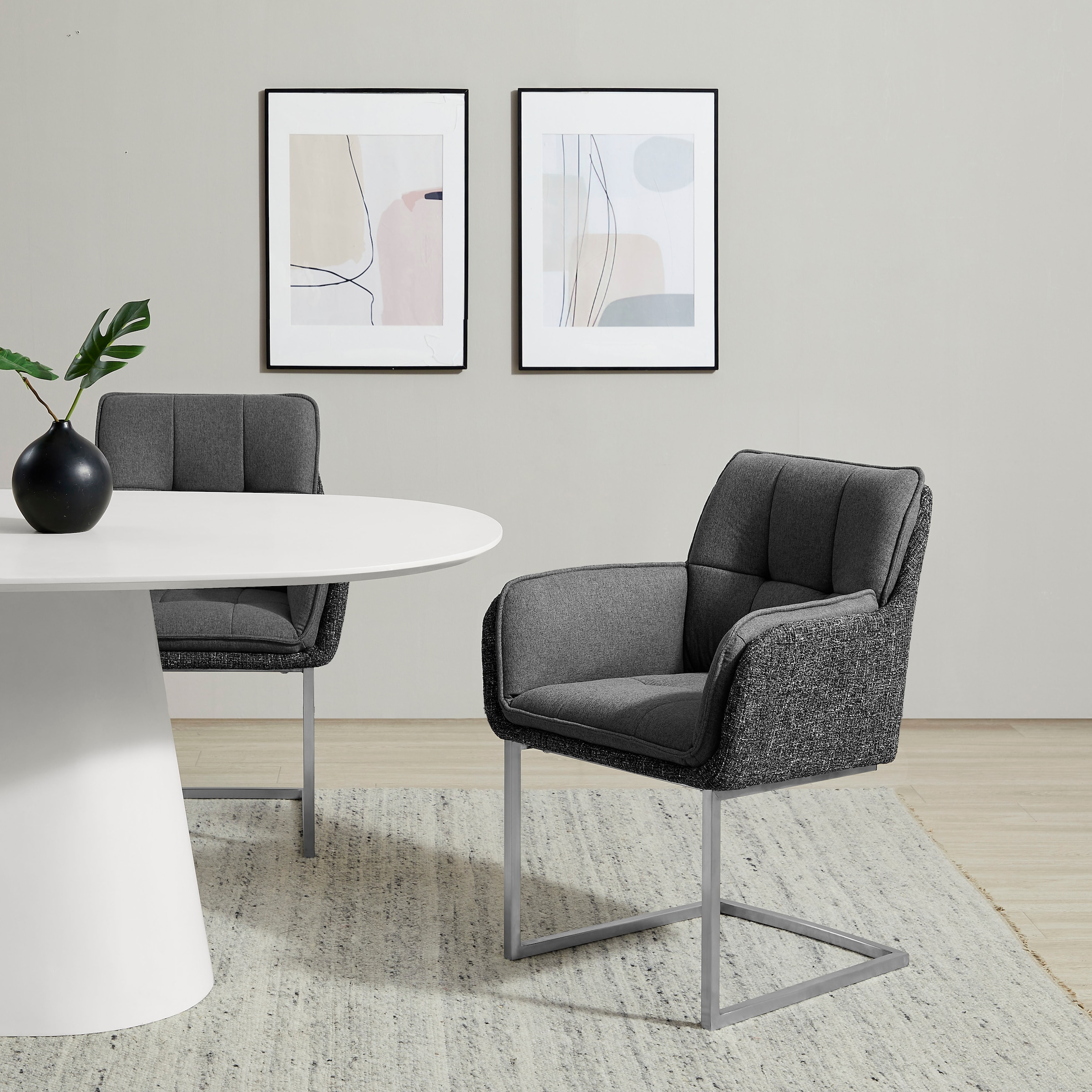 PLACES OF STYLE Esszimmerstuhl »Durham, TOPSELLER!, 1 Esszimmerstuhl in modernem Design, Sitz und Rücken gepolstert