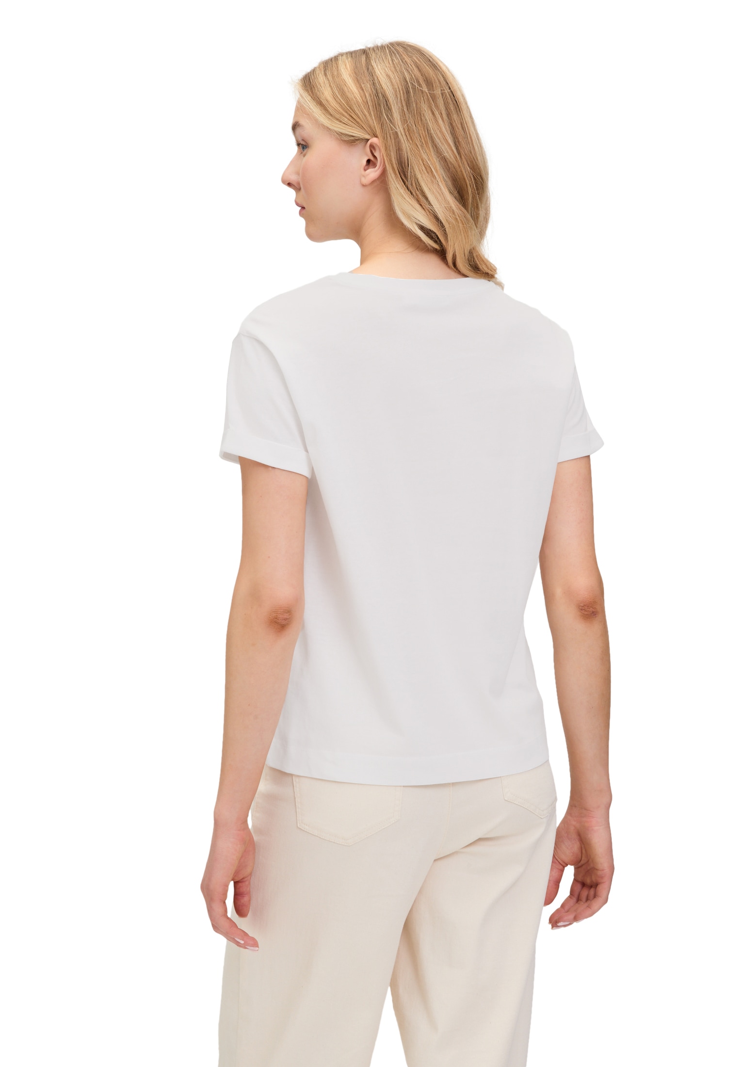 Betty&Co Langarmshirt »Casual-Shirt mit Stickerei«