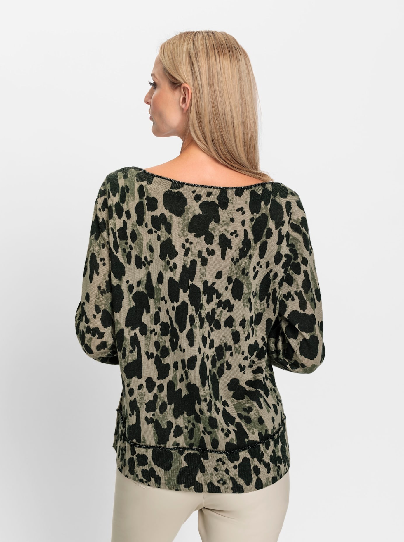 heine Strickpullover »Druck-Pullover«