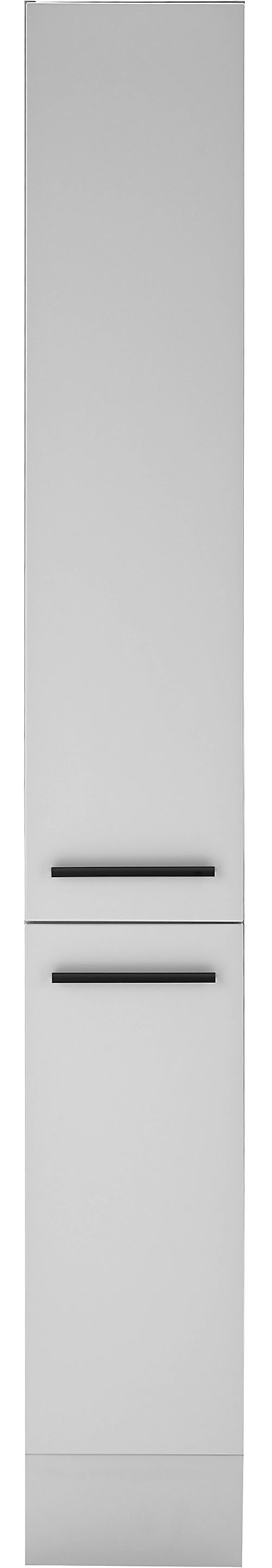BASIC by Balculina Vorratsschrank »Denver, Küchenschrank BxHxT 30 x 211 x 57« 1 Stk. tlg. Breite 30cm, in grau matt/lancelot eiche
