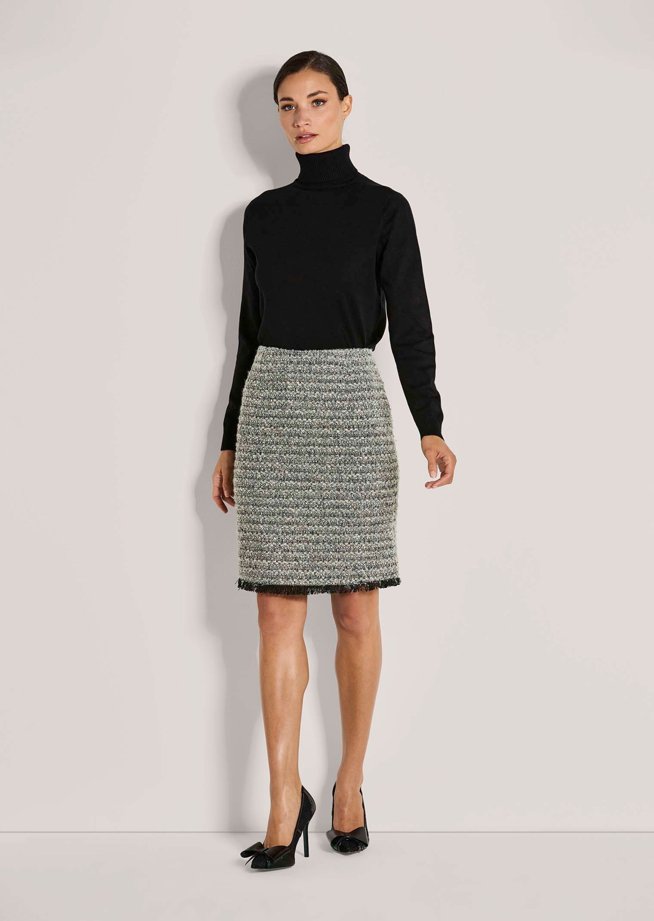 MADELEINE Bleistiftrock »Bouclé-Rock Eleganter Bleistiftrock mit Pariser Flair«