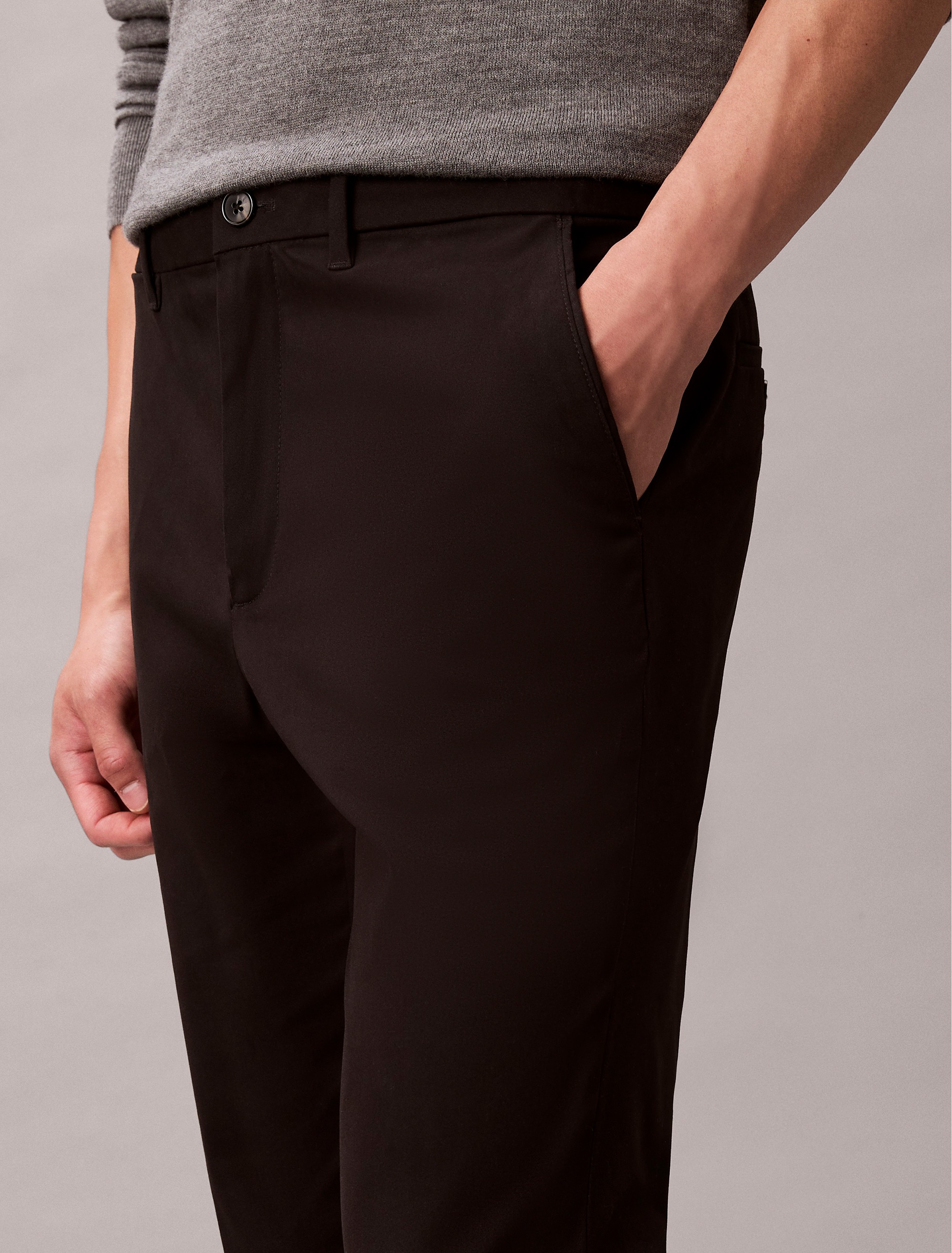 Calvin Klein Chinohose »SLIM SATEEN CHINO TROUSER«  slim fit