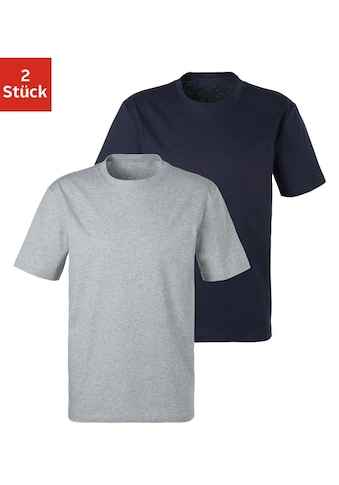 Bench. T-Shirt, (2 tlg., 2er-Pack), Basic in uni kaufen