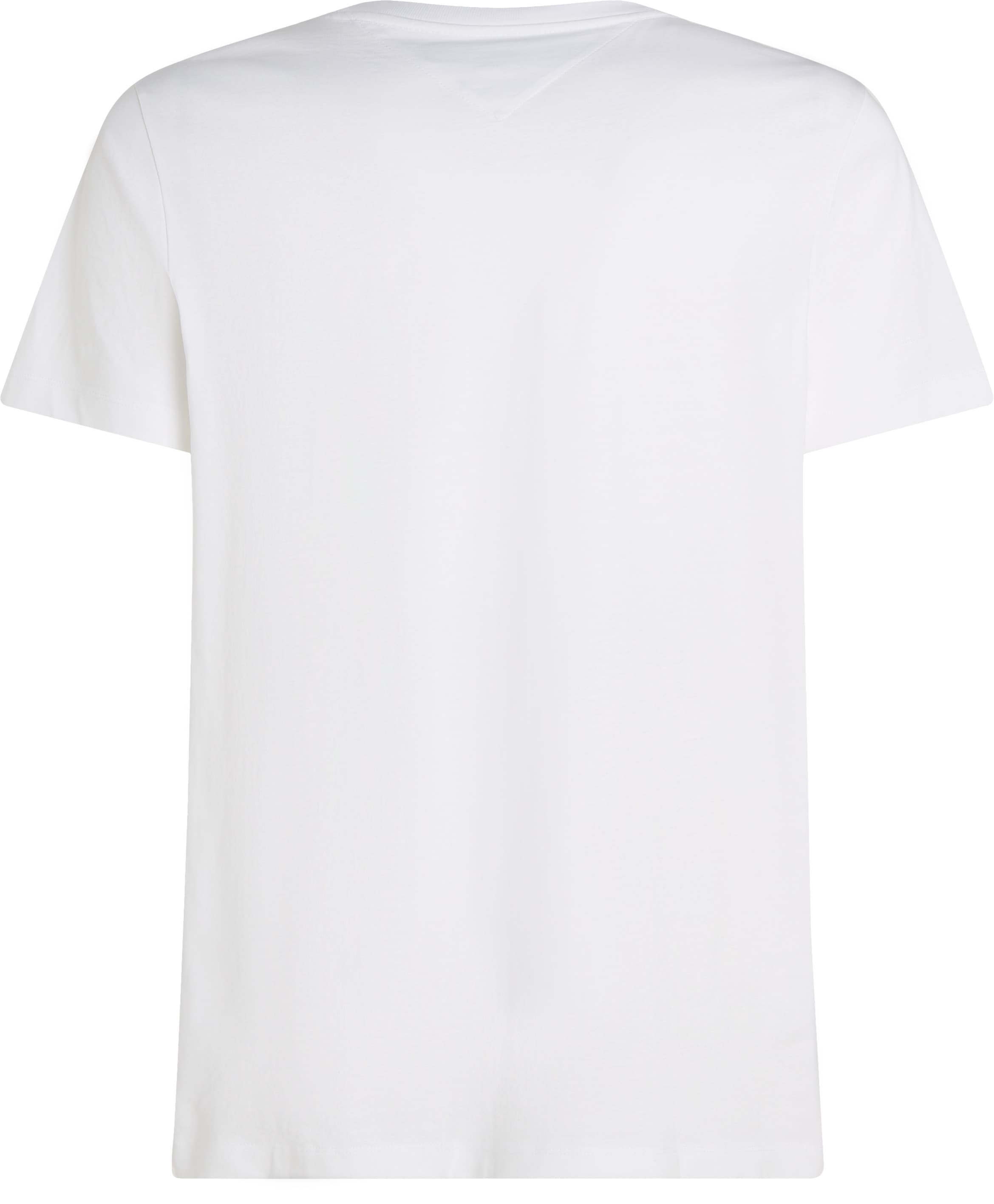 Tommy Hilfiger Big & Tall Kurzarmshirt »BT-HILFIGER CHEST STRIPE TEE-B«, Aufdruck des Markenlogos und -namens, in Großen Größen