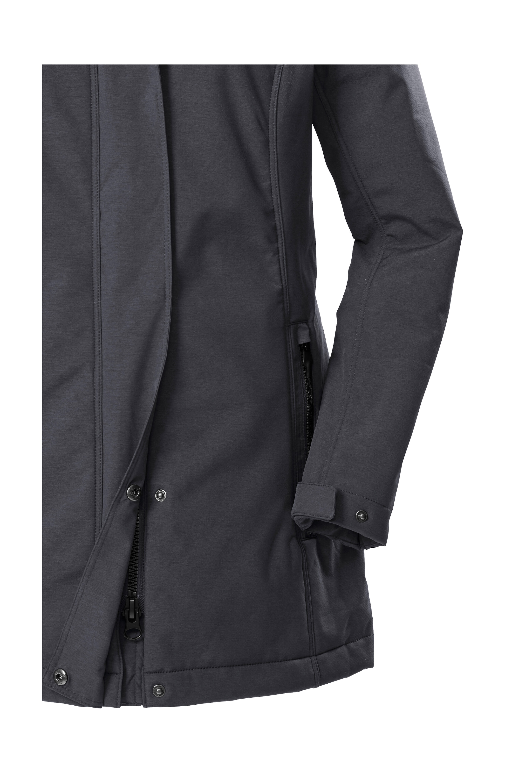 G.I.G.A. DX by killtec Softshellparka »GW 36 WMN SFTSHLL PRK«, Softshellparka: wasserdicht, Teddyfell, 2-Wege-Reißverschluss