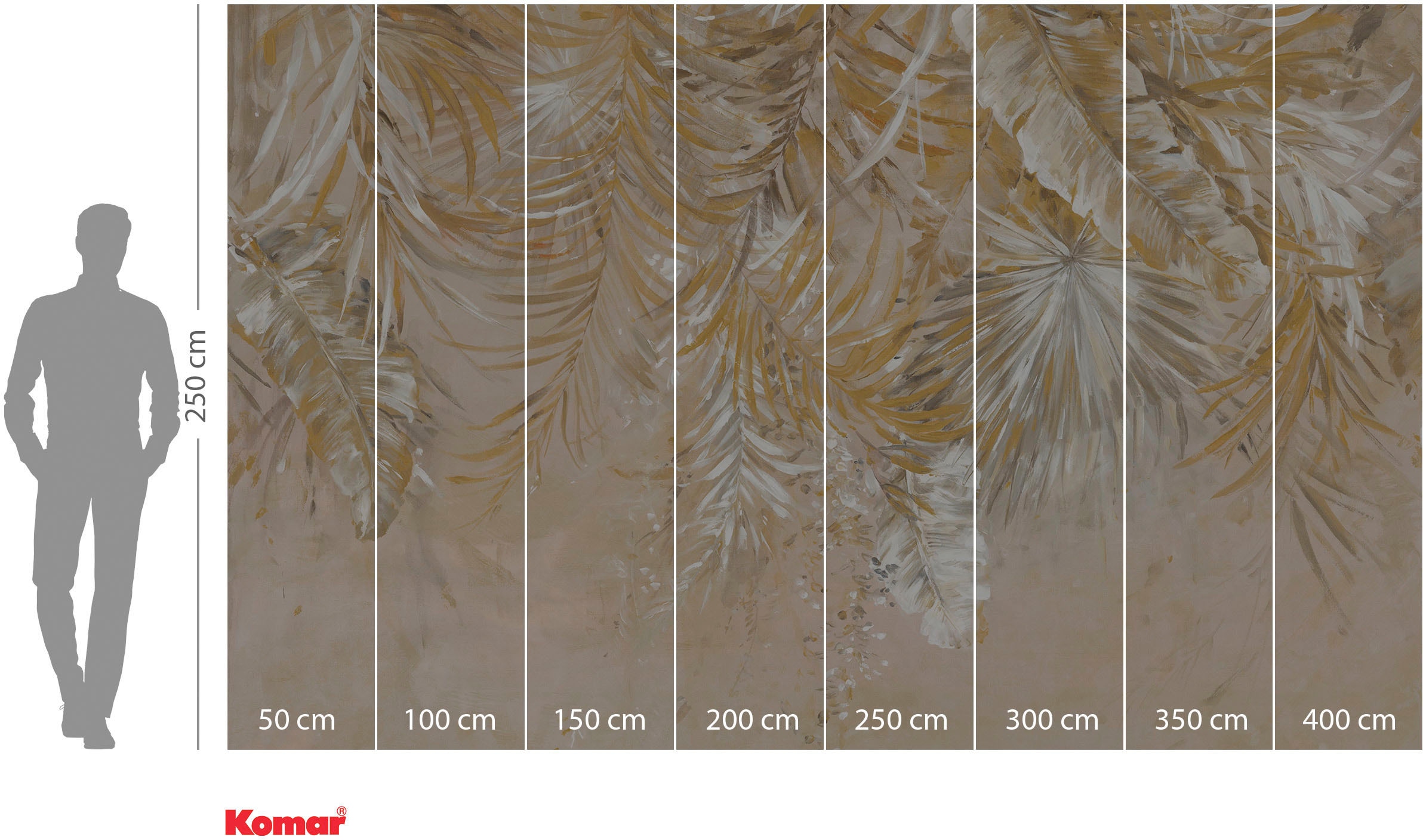 Komar Vliestapete »Digitaldruck Vlies -  Coco Champagne - Größe 400 x 250 cm« bedruckt glatt Wohnzimmer, Schlafzimmer