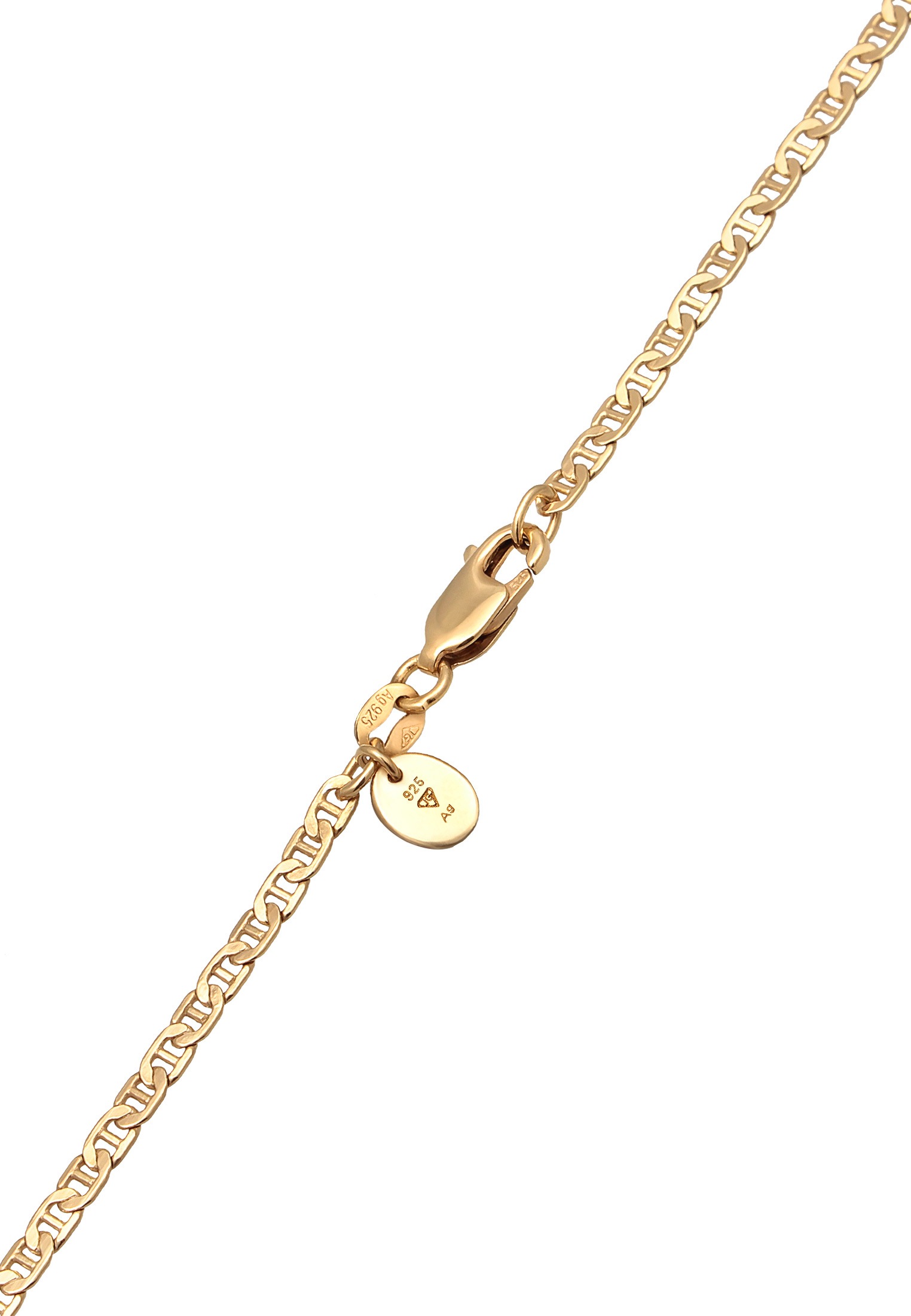 Elli Premium Kette ohne Anhänger »Halskette Stäbchenpanzerkette Modisch 925 Silber rhodiniert«