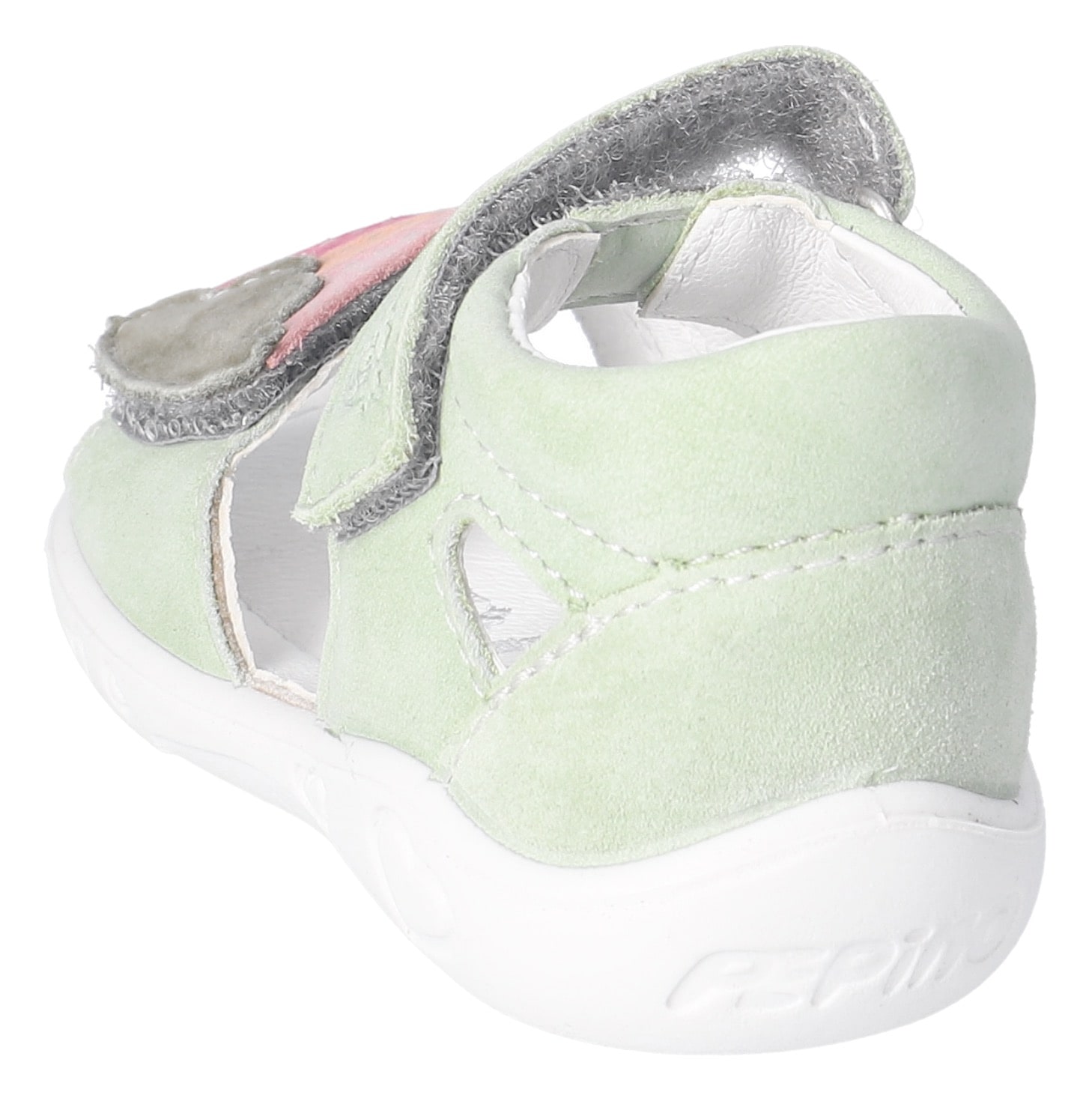 PEPINO by RICOSTA Sandale »Tia WMS: mittel«  , Klettsandale im Regenbogendesign, WMS, Größenschablone zum Download