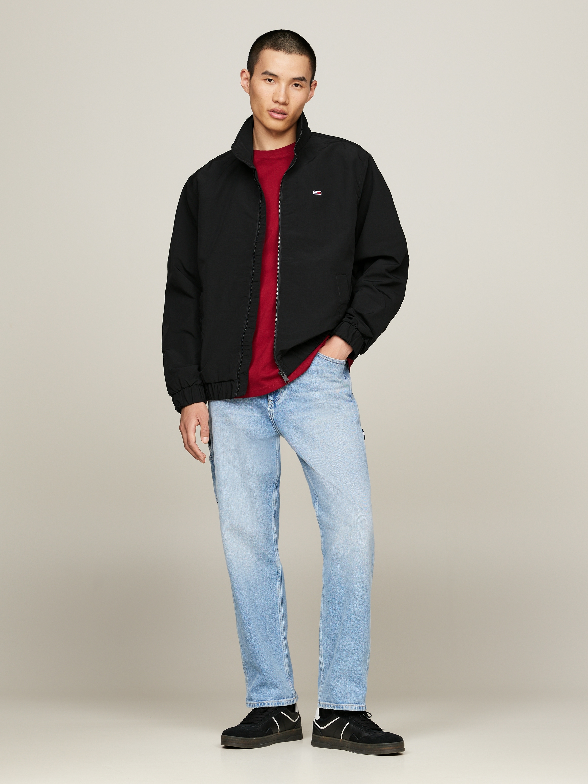 Tommy Jeans Plus Collegejacke »TJM ESSENTIAL JACKET EXT«, Große Größen und Logostickerei