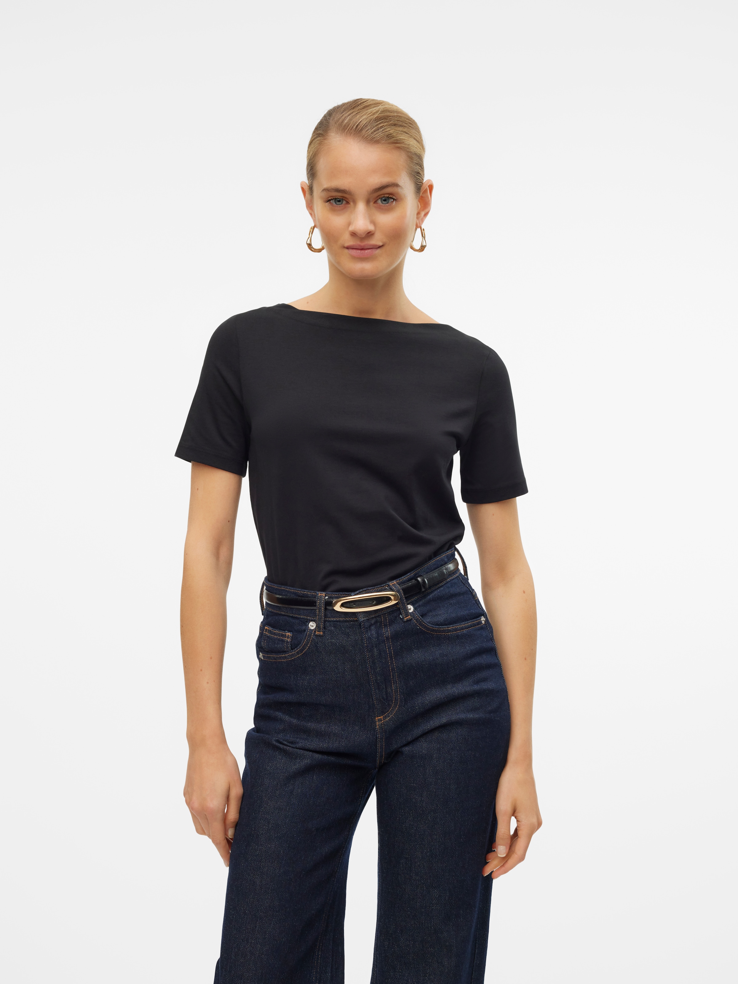 Vero Moda Kurzarmshirt »VMPANDA MODAL S/S TOP NOOS«
